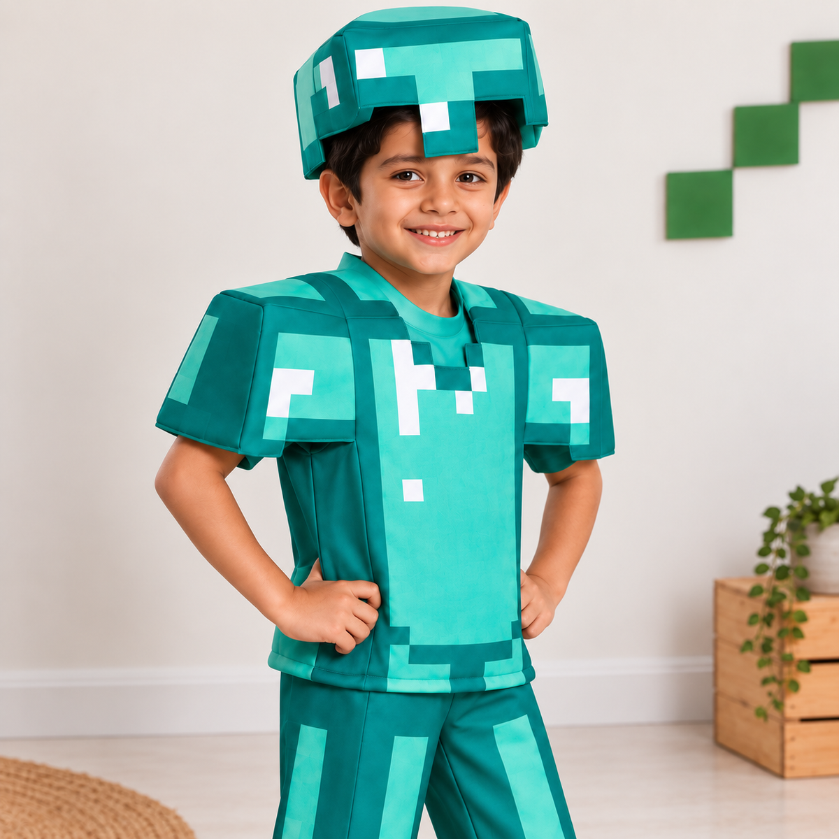 Block World Creeper Costume - image 4