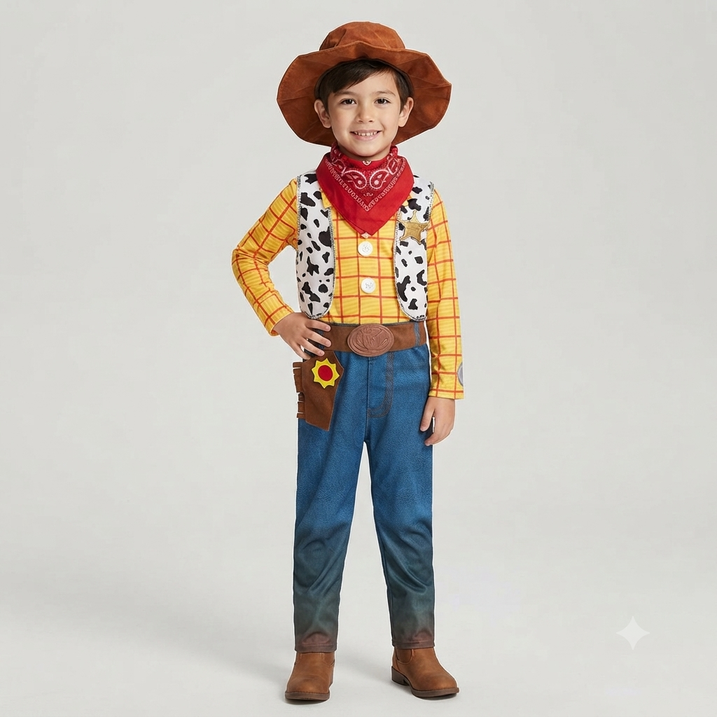 Sheriff Woody Cowboy Costume for Halloween - image 5