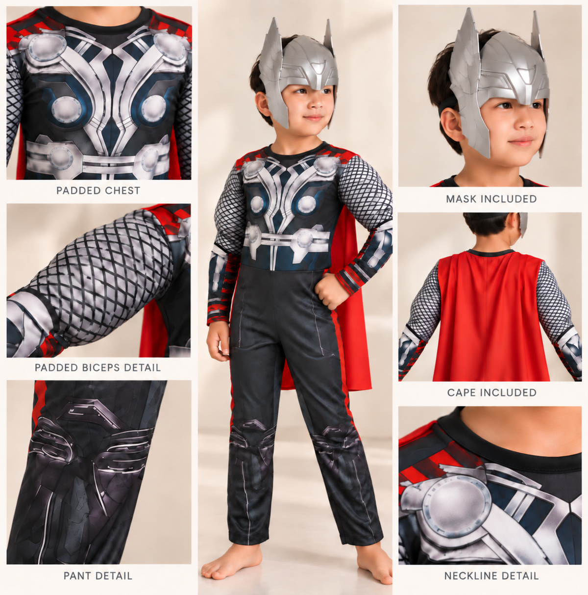 Thunder Hero Halloween Costume - image 4