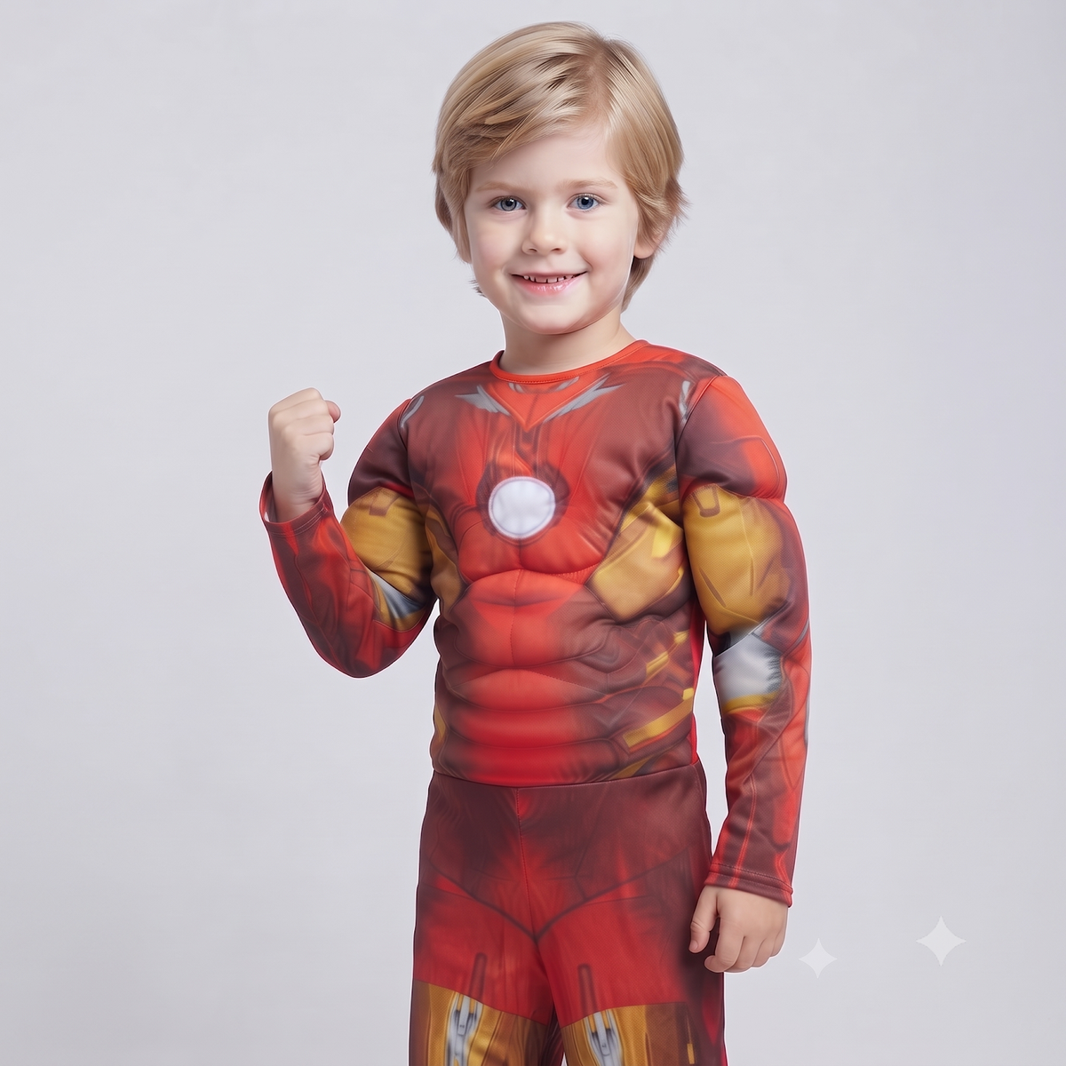 Iron Man Muscle Costume for Kids - image 1