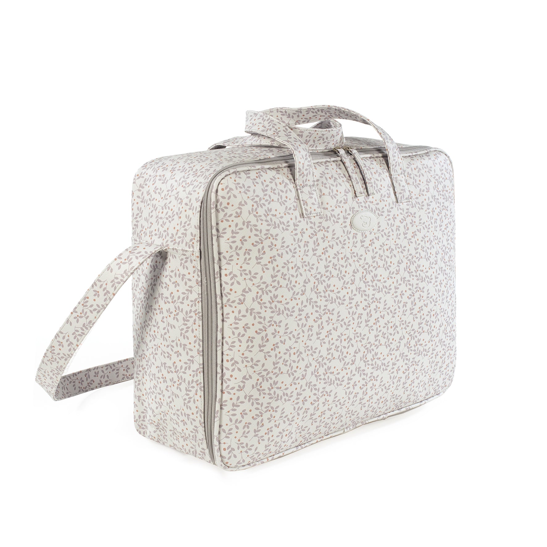 Pasito a Pasito Berries Grey Travel Holiday and Maternity Bag