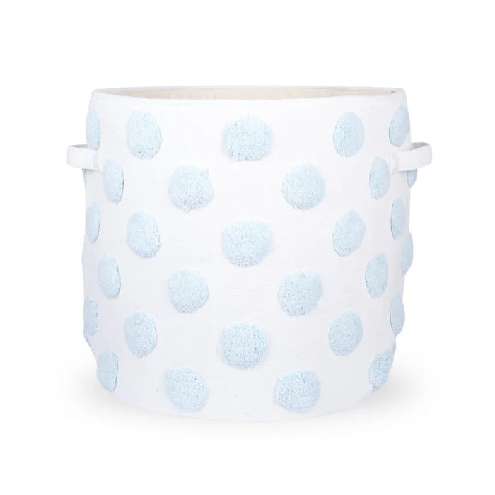 Pom Pom Round Toy Storage Basket (Medium - Extra Large)