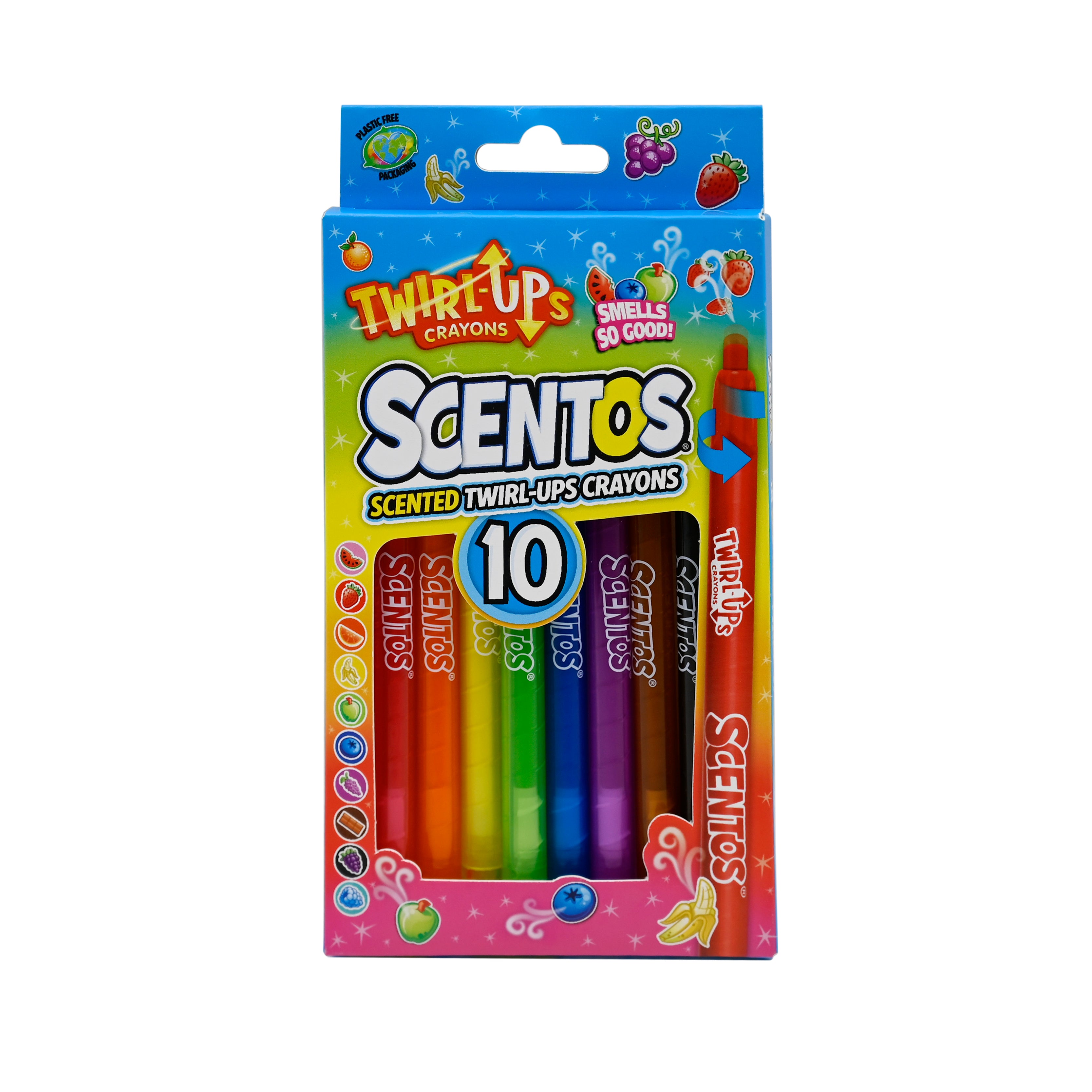 10 Scentos Twirl-Ups Crayons