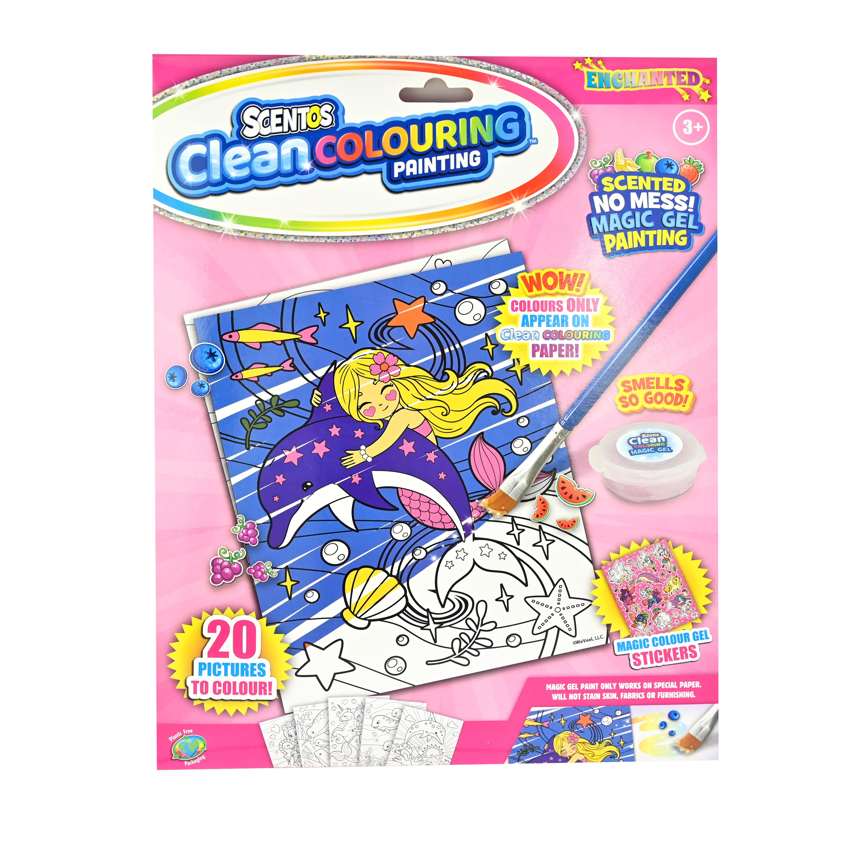 Scentos Clean Colouring Painting - Enchanted