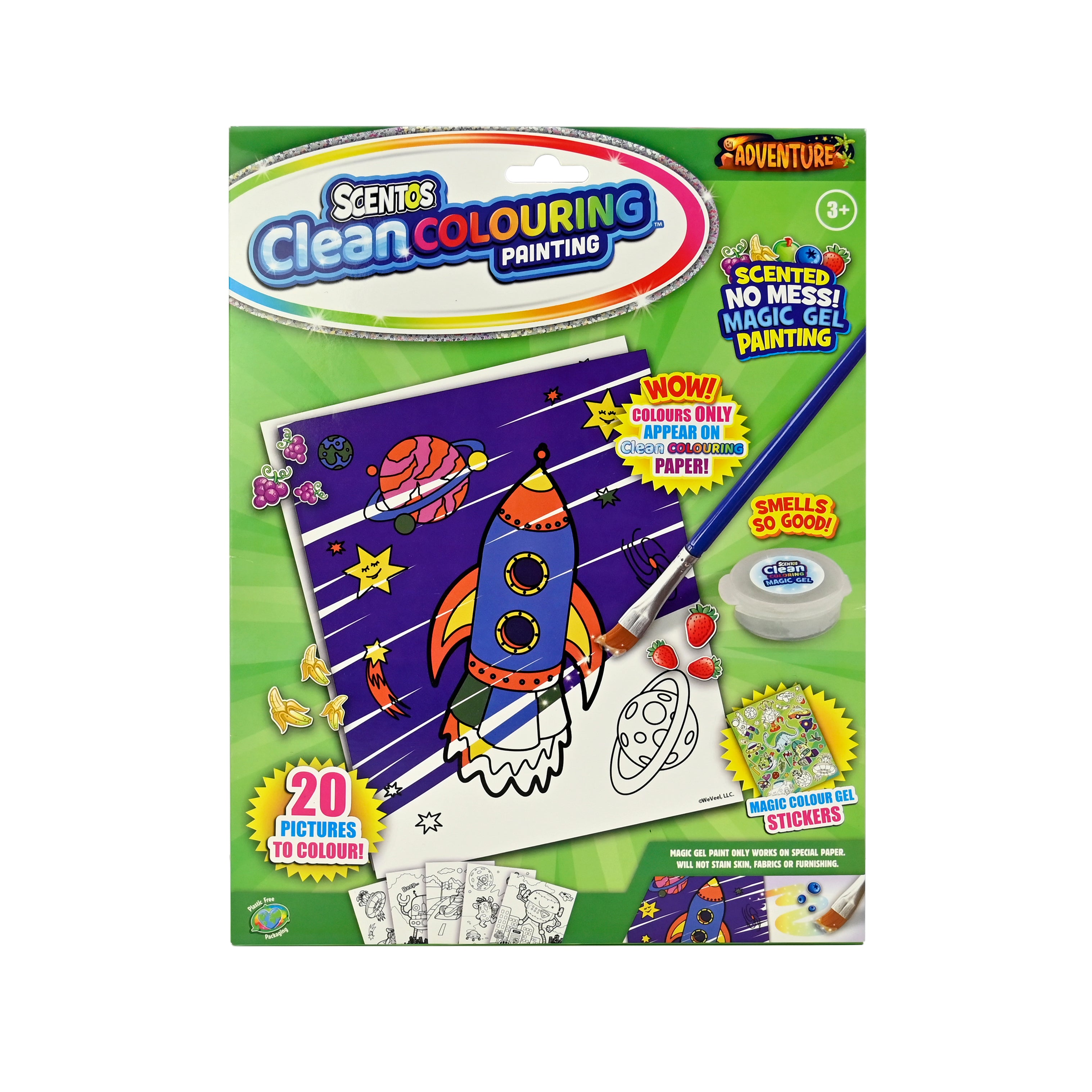 Scentos Clean Colouring Painting - Adventure