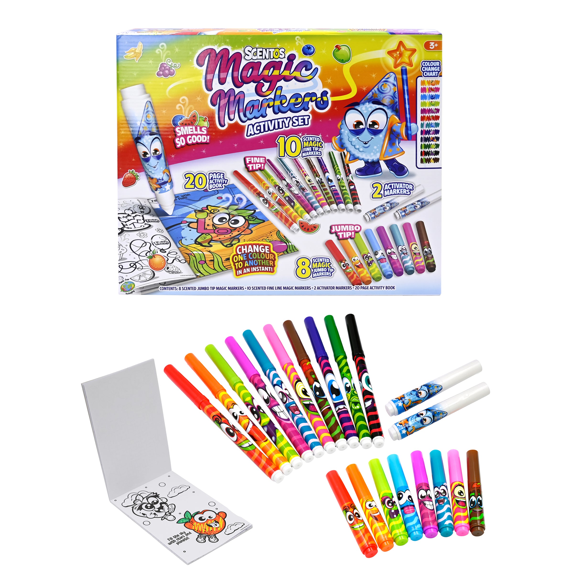 Scentos Magic Markers Activity Set