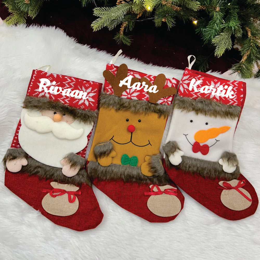 Jolly Joy Stocking (Set of 3)