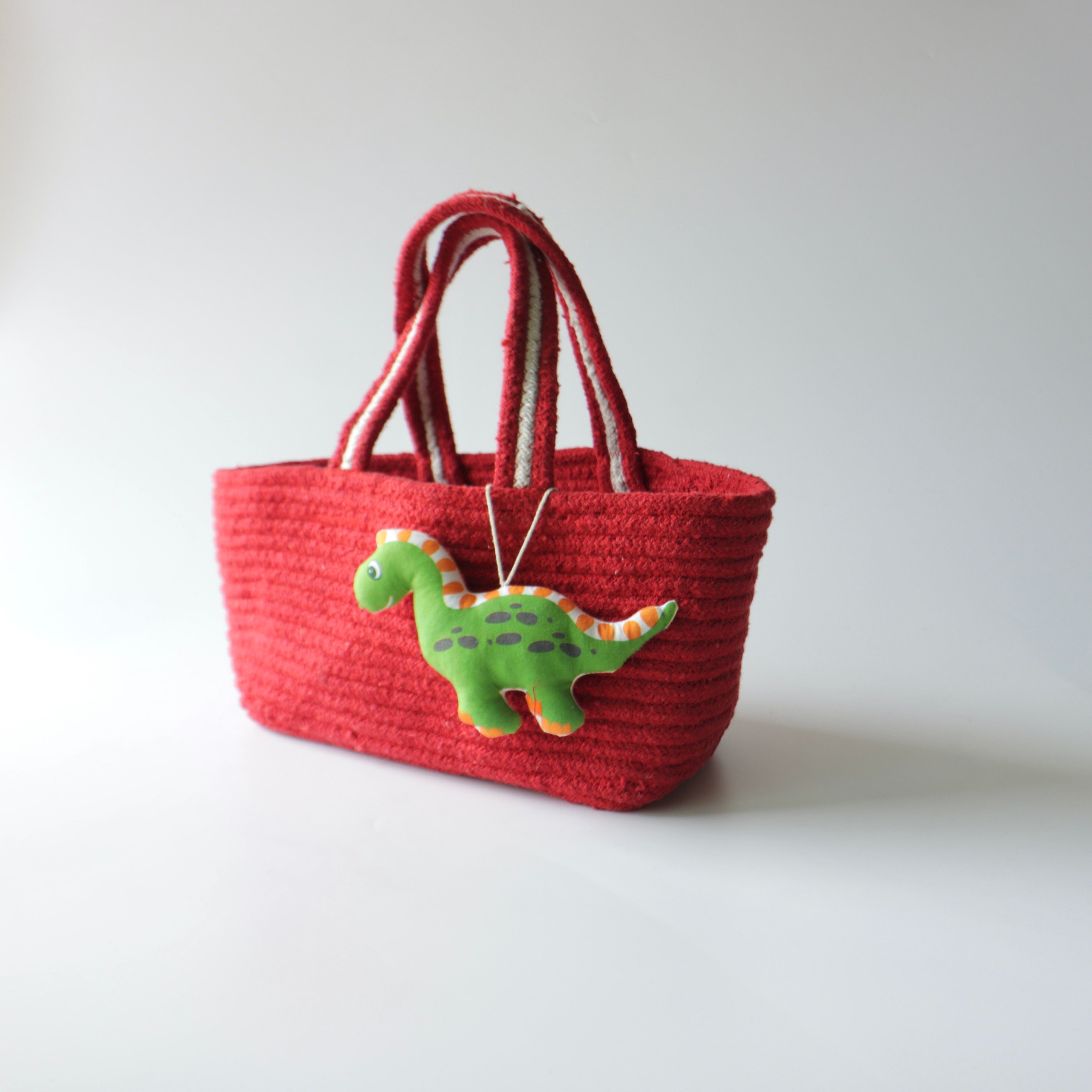 Multipurpose Storage & Gift Basket - Red (Dino)