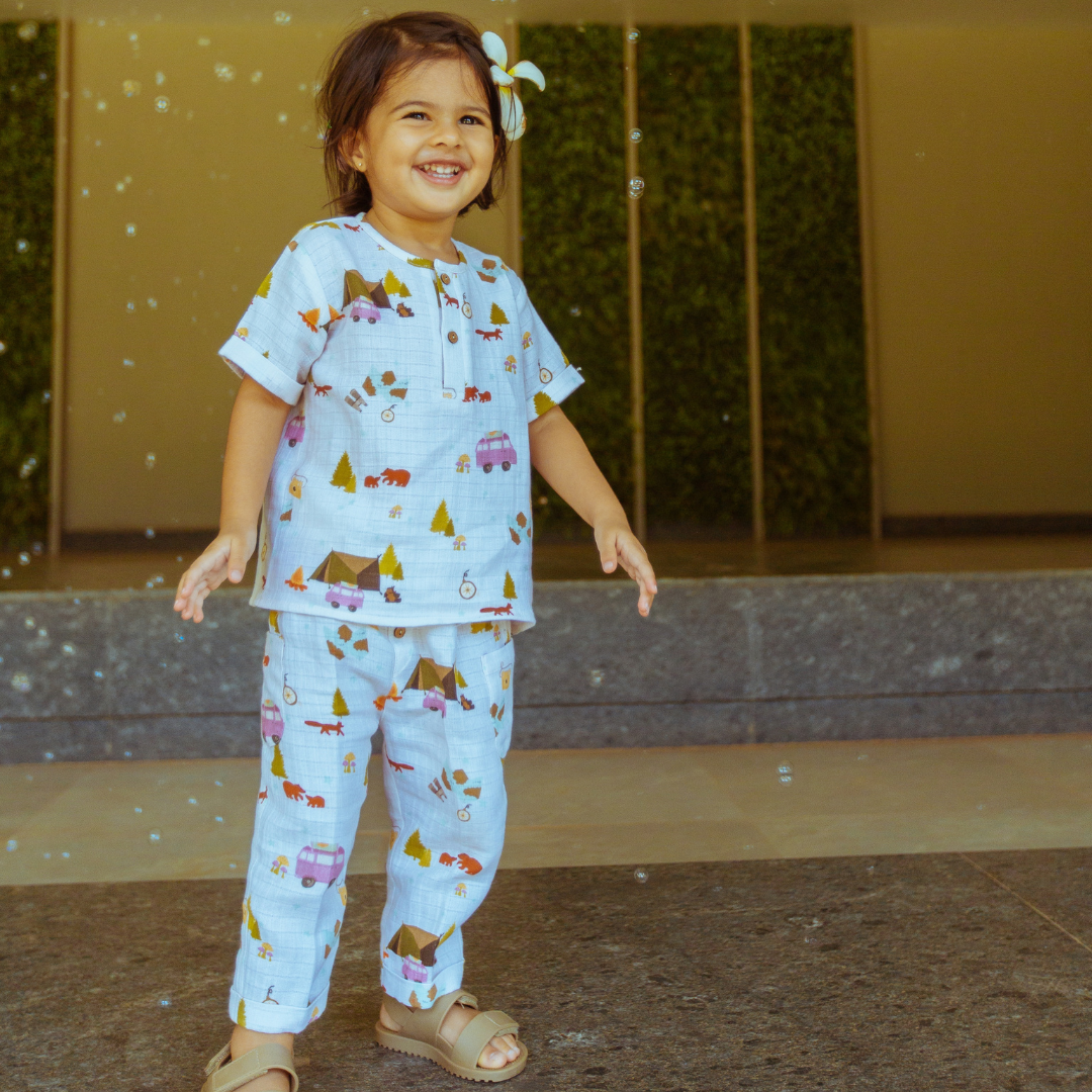 Organic Muslin Joggers Set