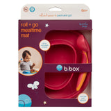 B.box Roll & Go Mealtime Mat -Strawberry Shake Pink