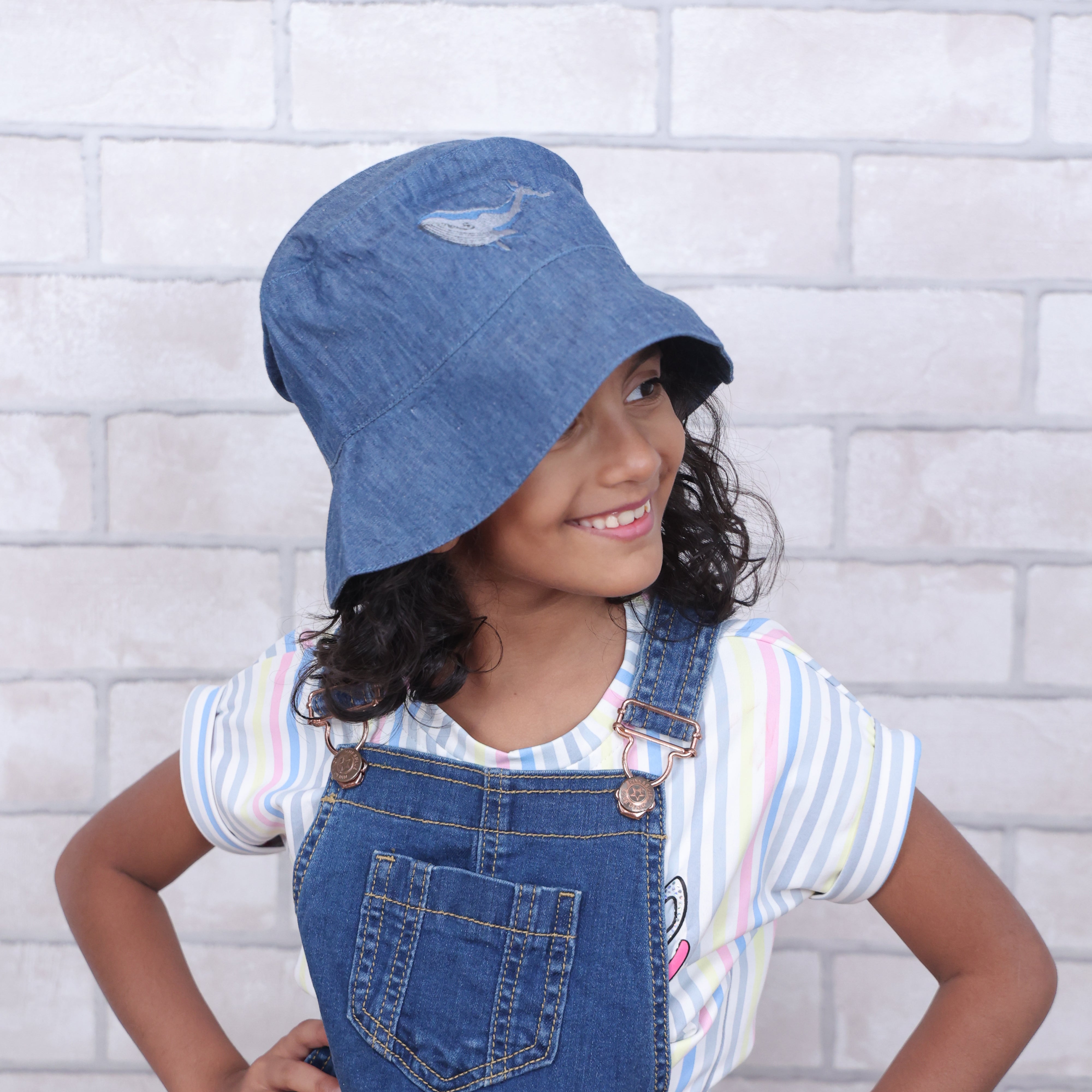 Maritime Magic Dark Denim Bucket Hat