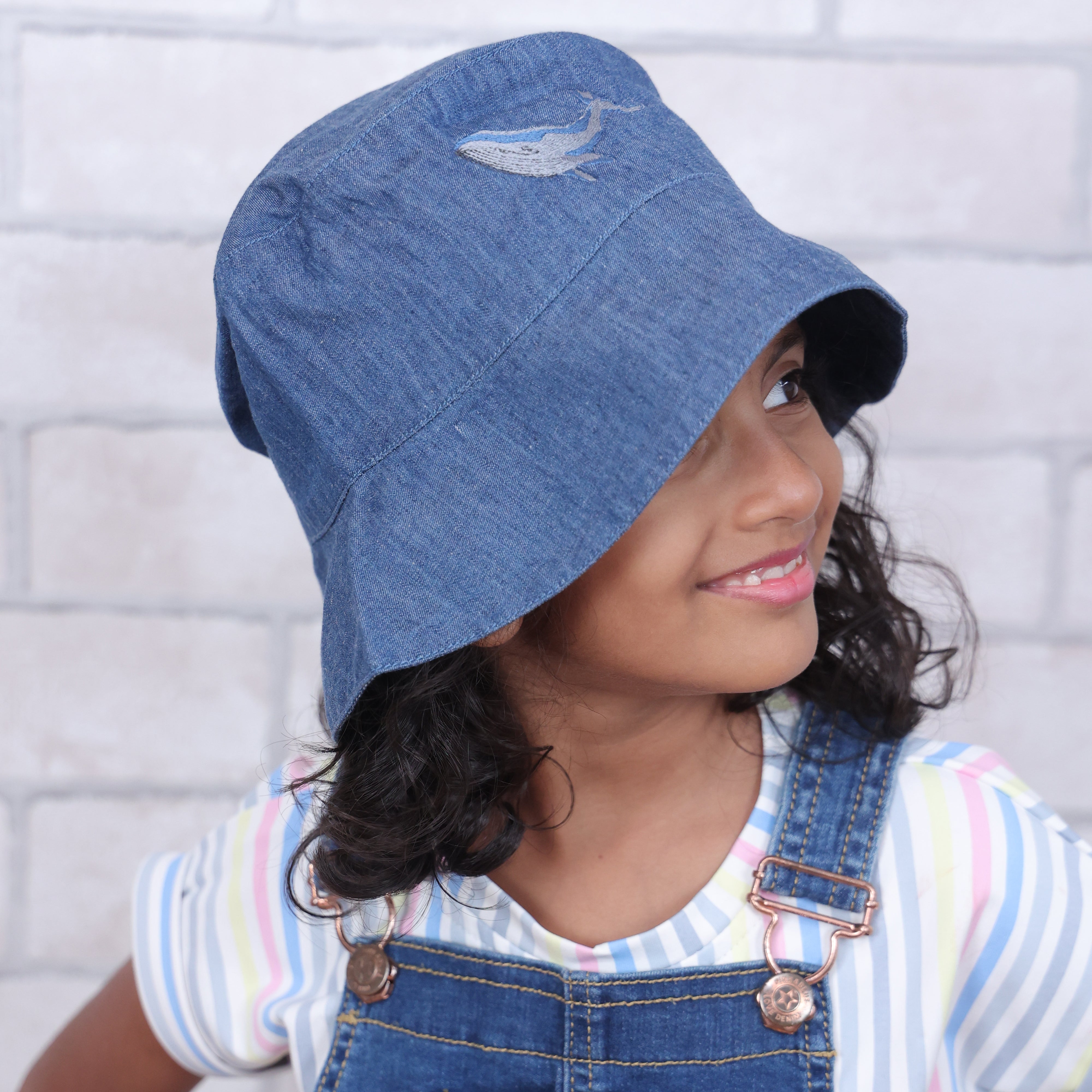 Maritime Magic Dark Denim Bucket Hat