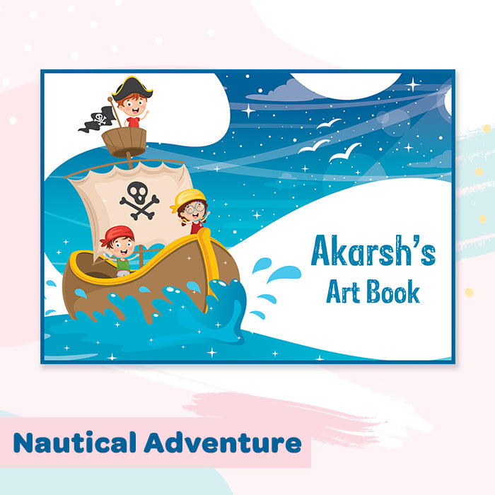 Nautical Adventure Personalised Art Book