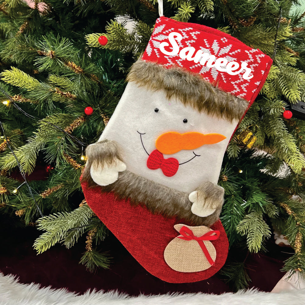 Jolly Joy Stocking (Snowman)