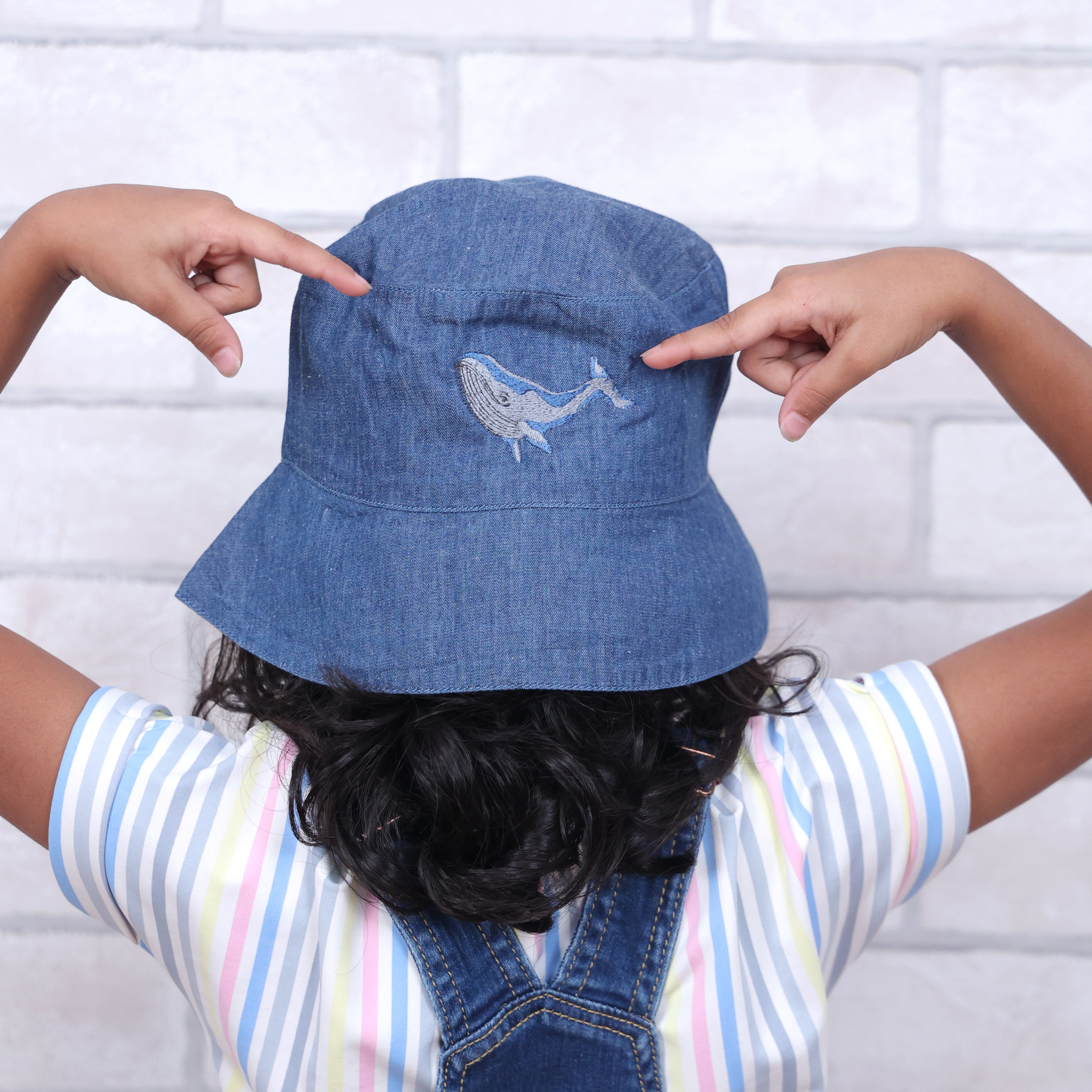 Maritime Magic Dark Denim Bucket Hat