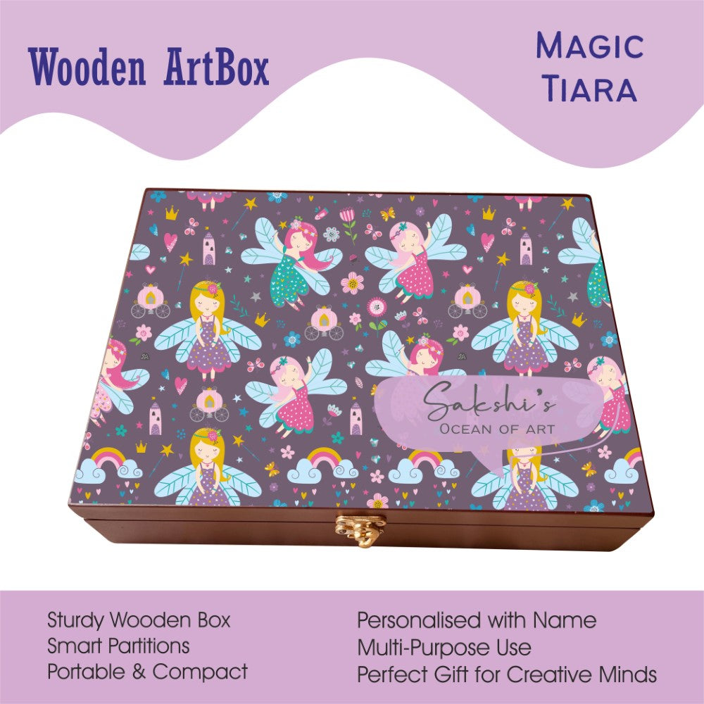 Personalised Wooden Artbox