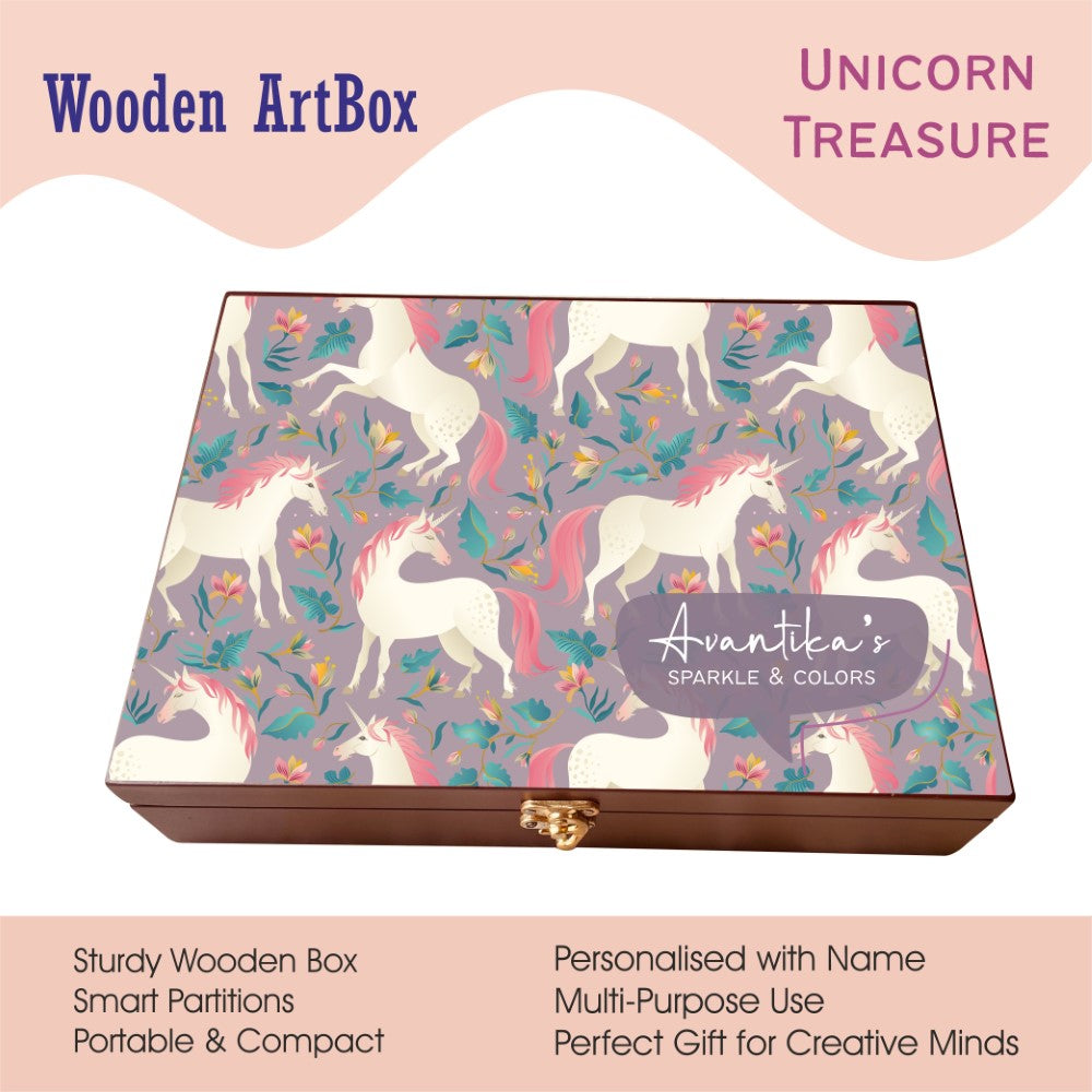 Personalised Wooden Artbox