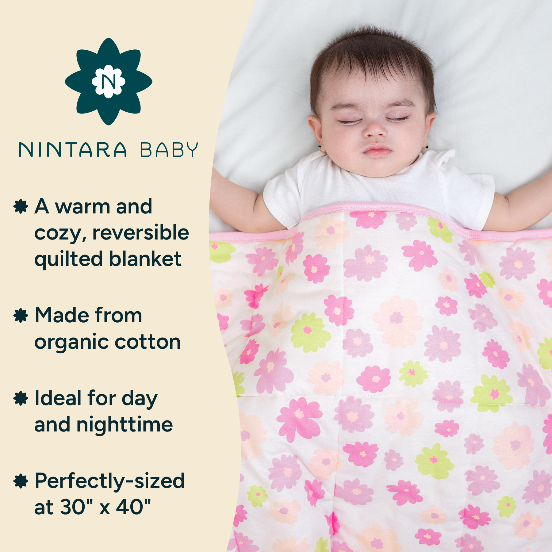 NINTARABABY Breezy Blanket  / Everyday Blanket / Little Comforter