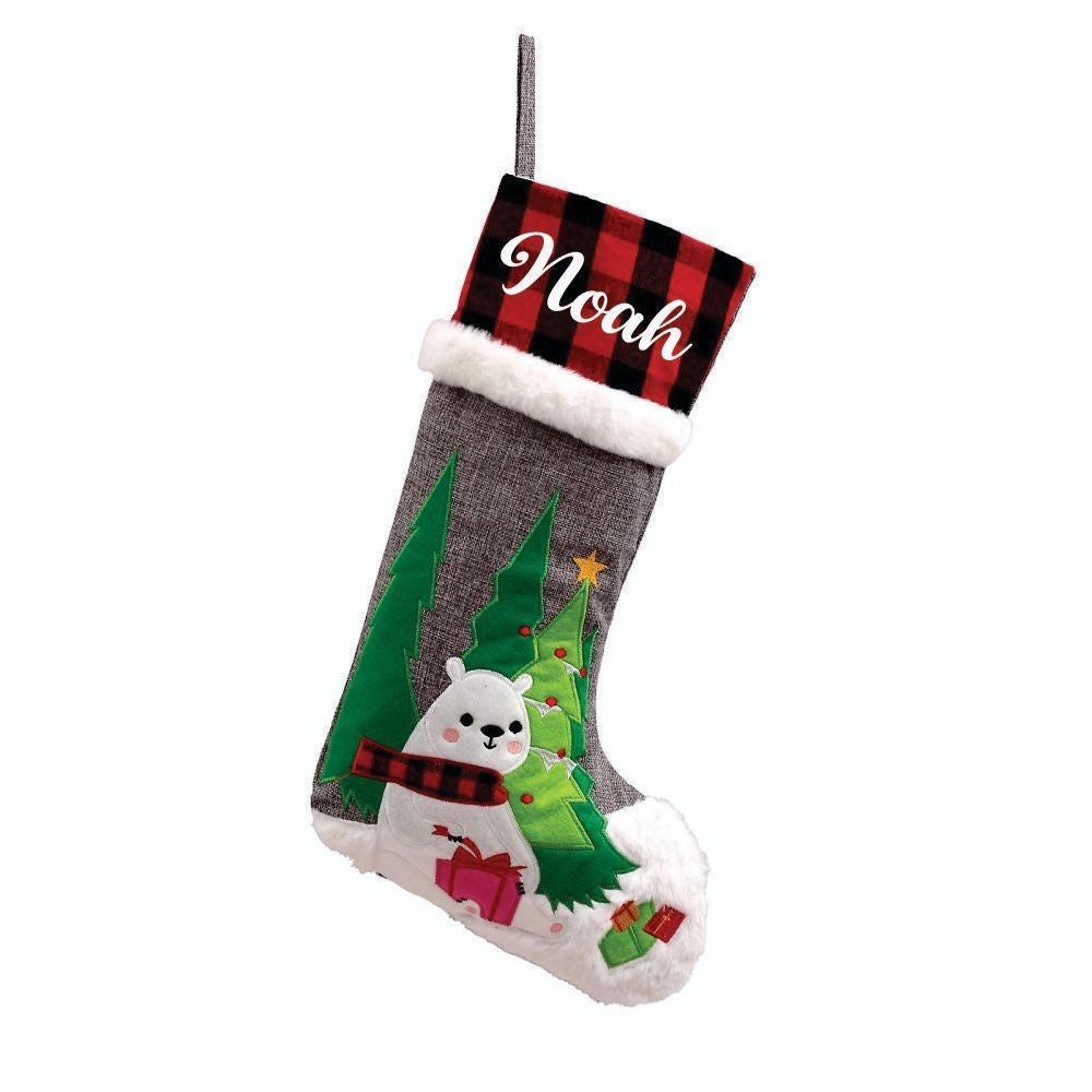 Babble Wrap The Nutcracker and Friends Stockings - Polar Bear