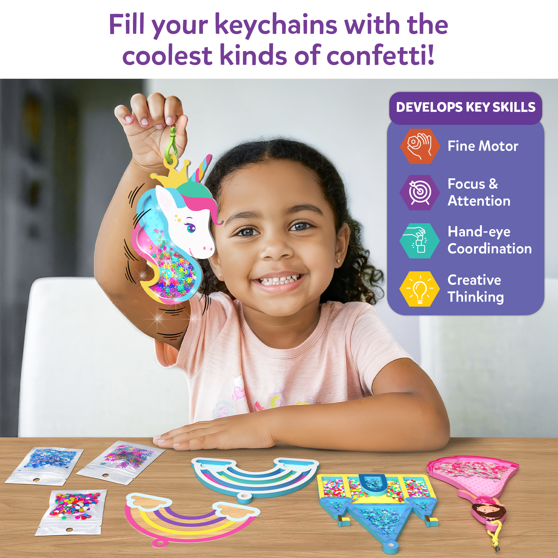 Skillmatics Art & Craft Activity Shake-its, Unicorns & Princesses / Animals