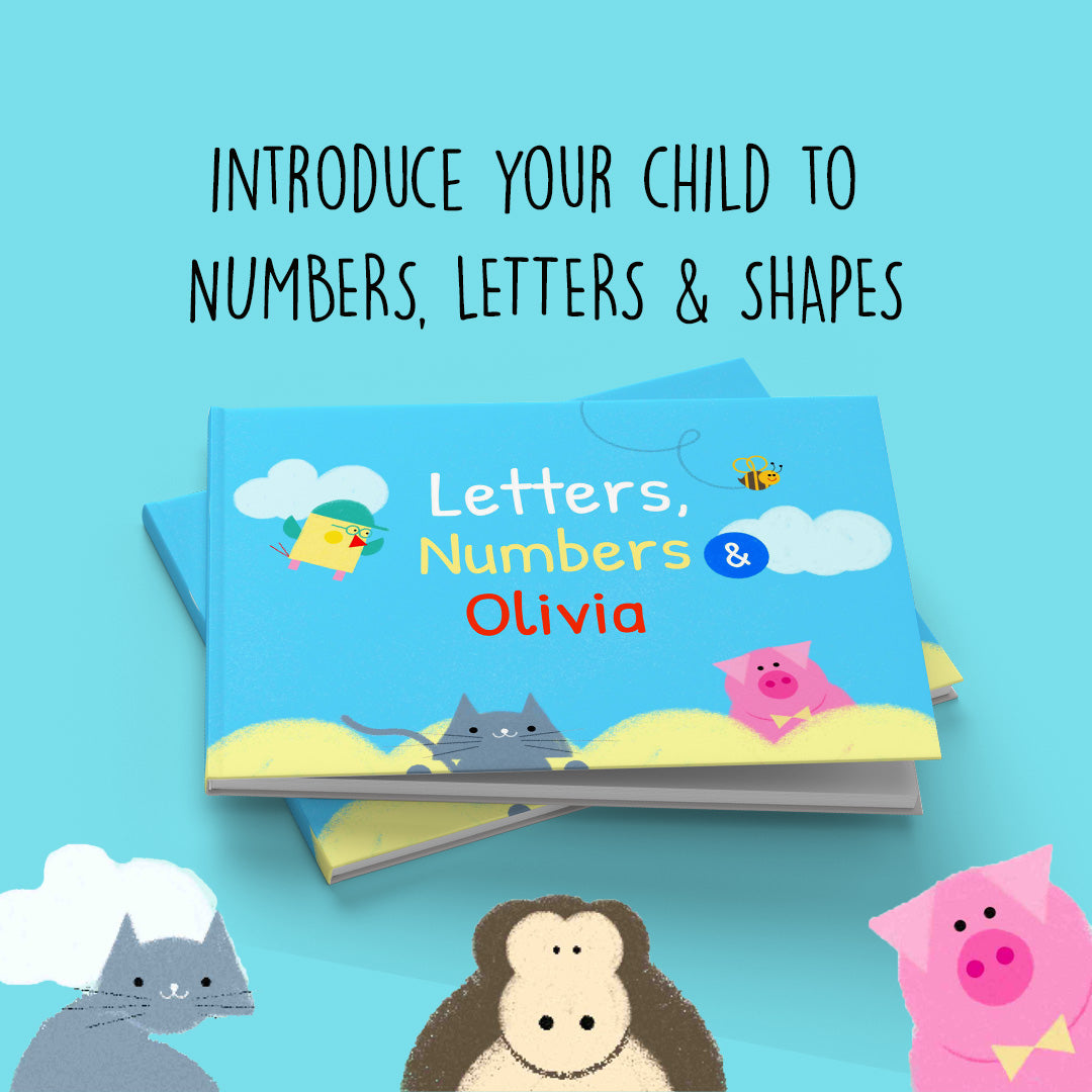 Letters, Number & Me (Personalized Children's Book)