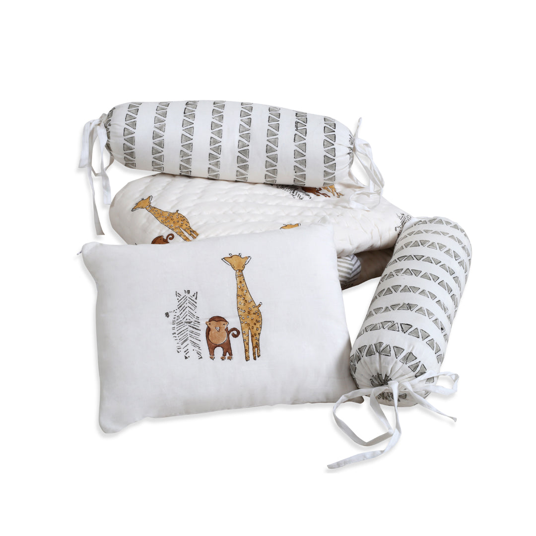 Infant Set  (Quilt Bolsters and Pillow Set)