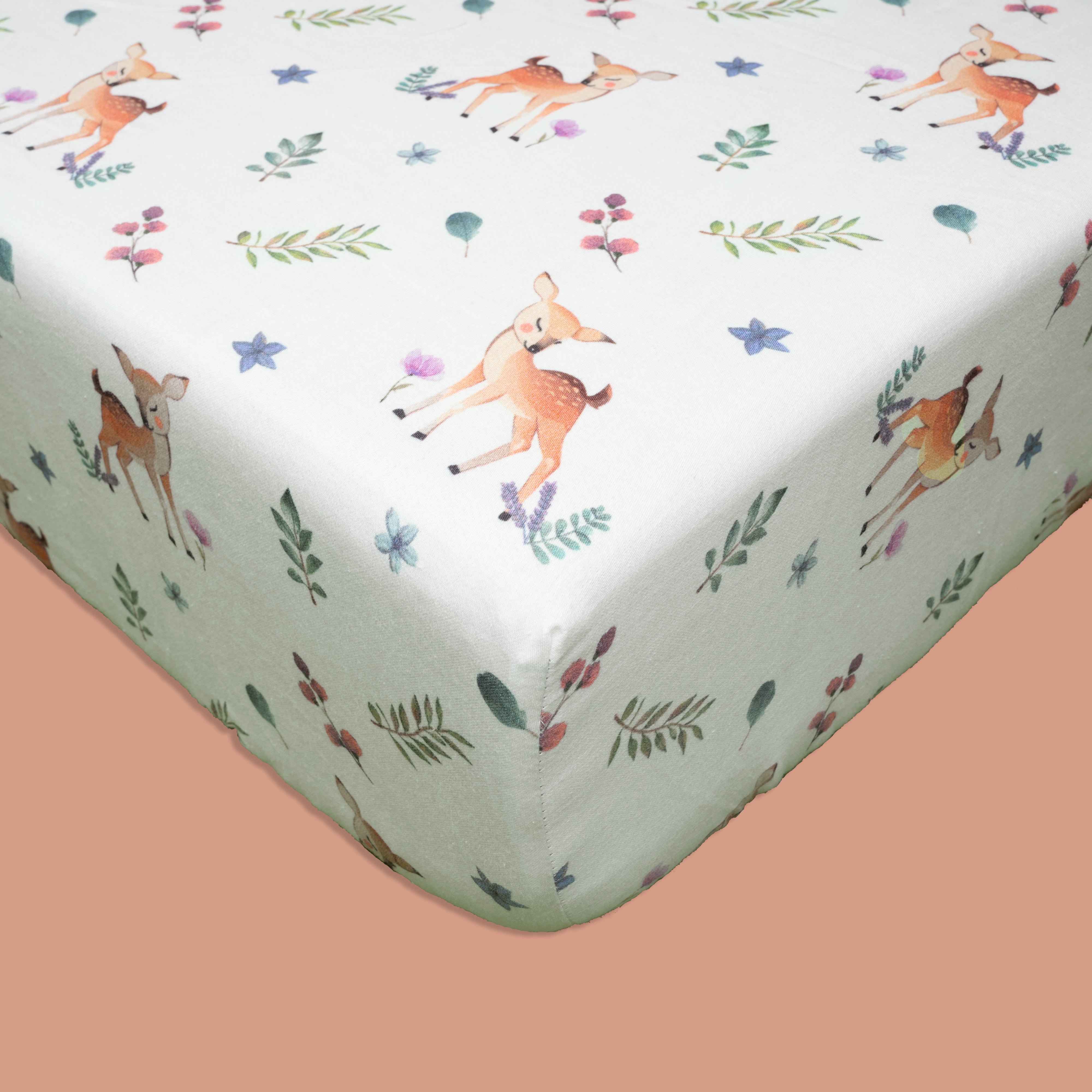 Tiny Snooze Organic Fitted Cot Sheet