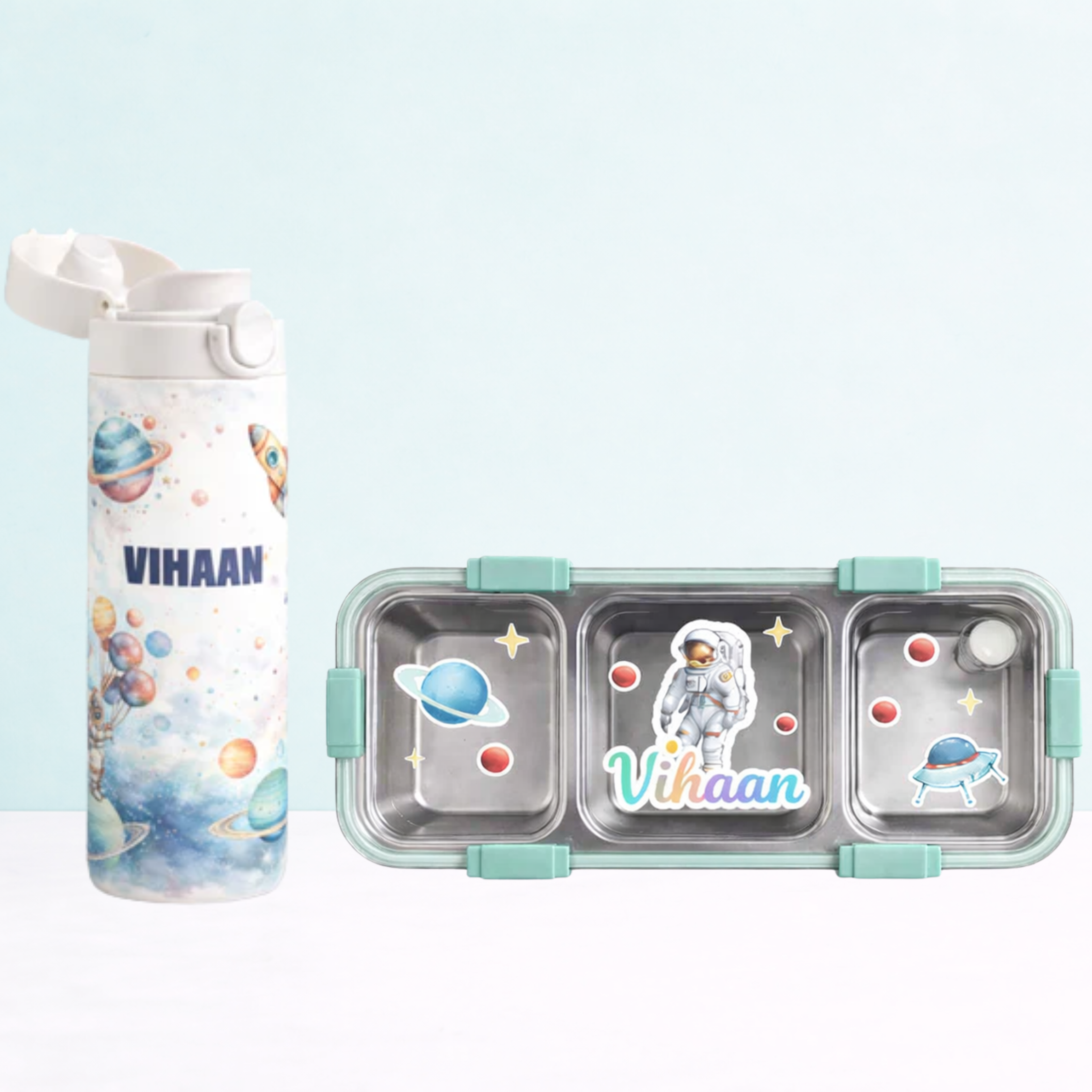 Insulated Bottle & Snack Box Combo