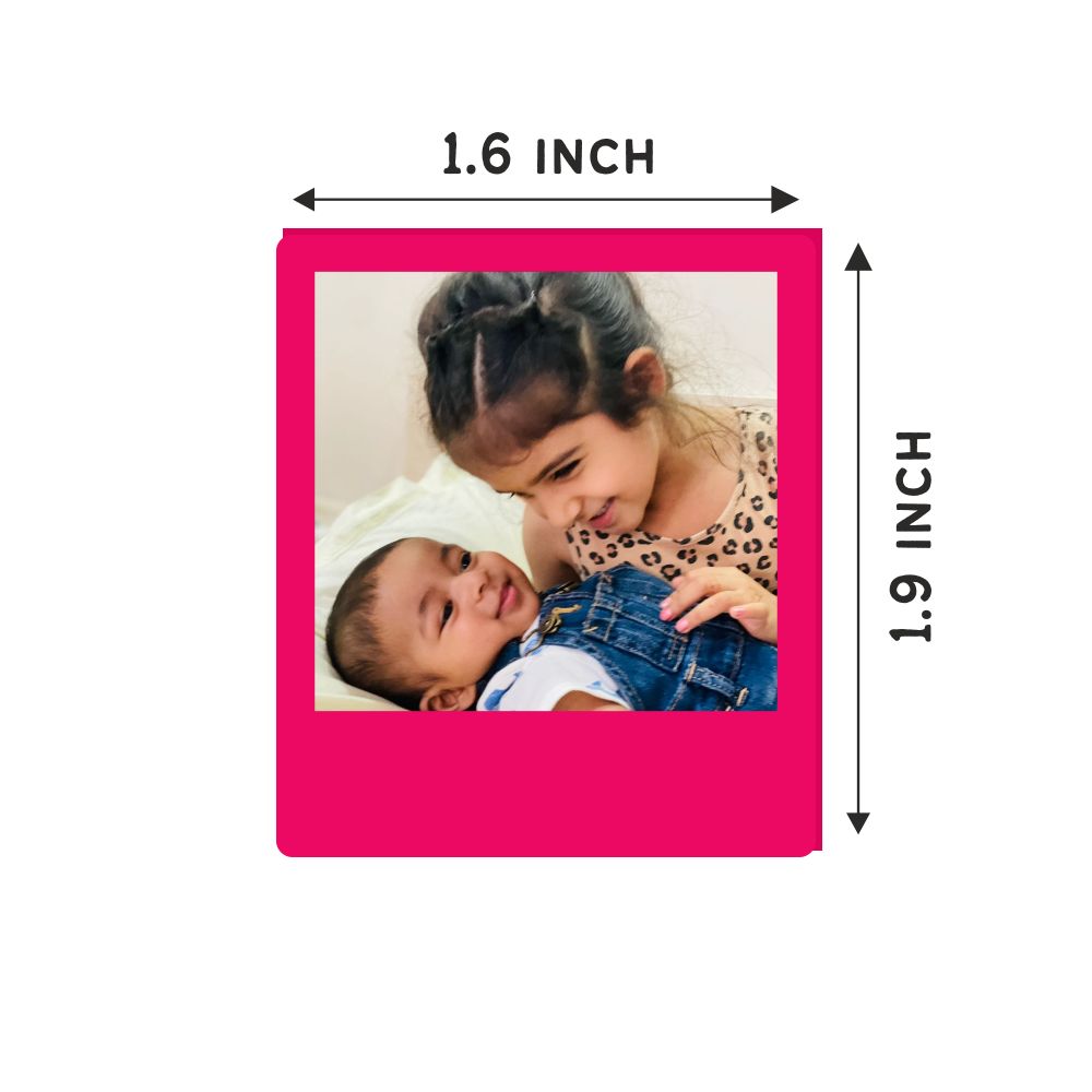Personalised Photo Frame Fridge Magnet Rakhi