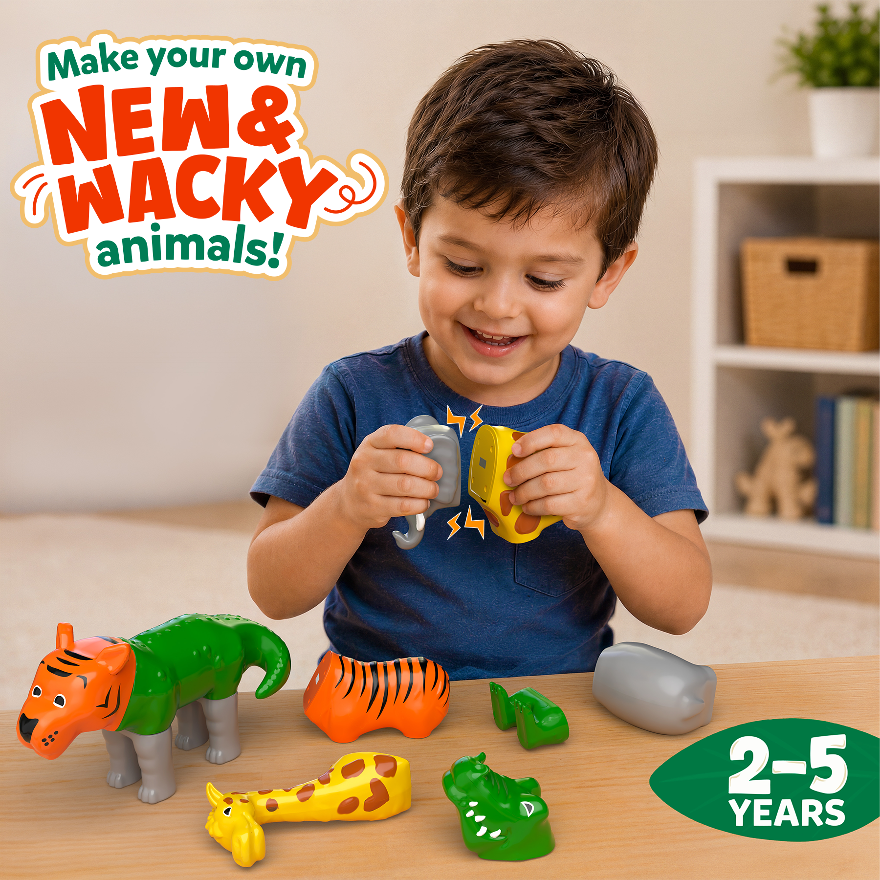 Snap N' Swap – Magnetic Animal Toy for Toddlers