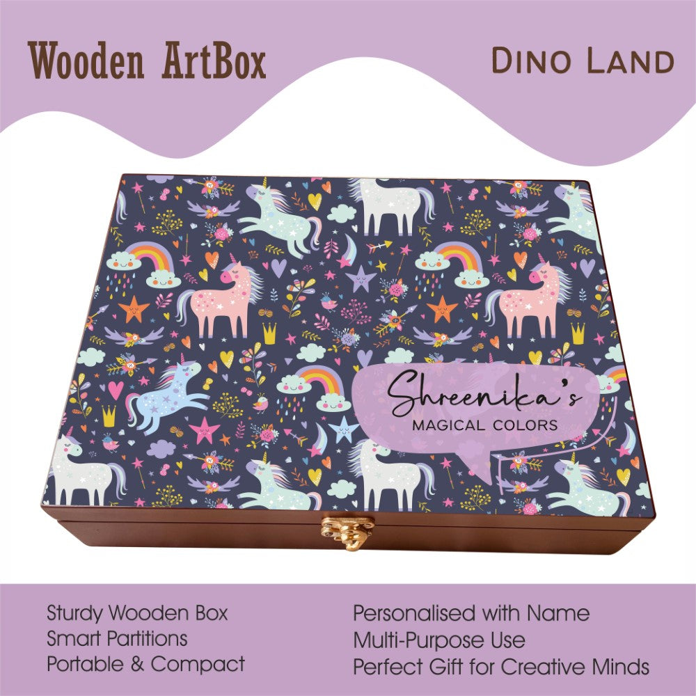 Personalised Wooden Artbox