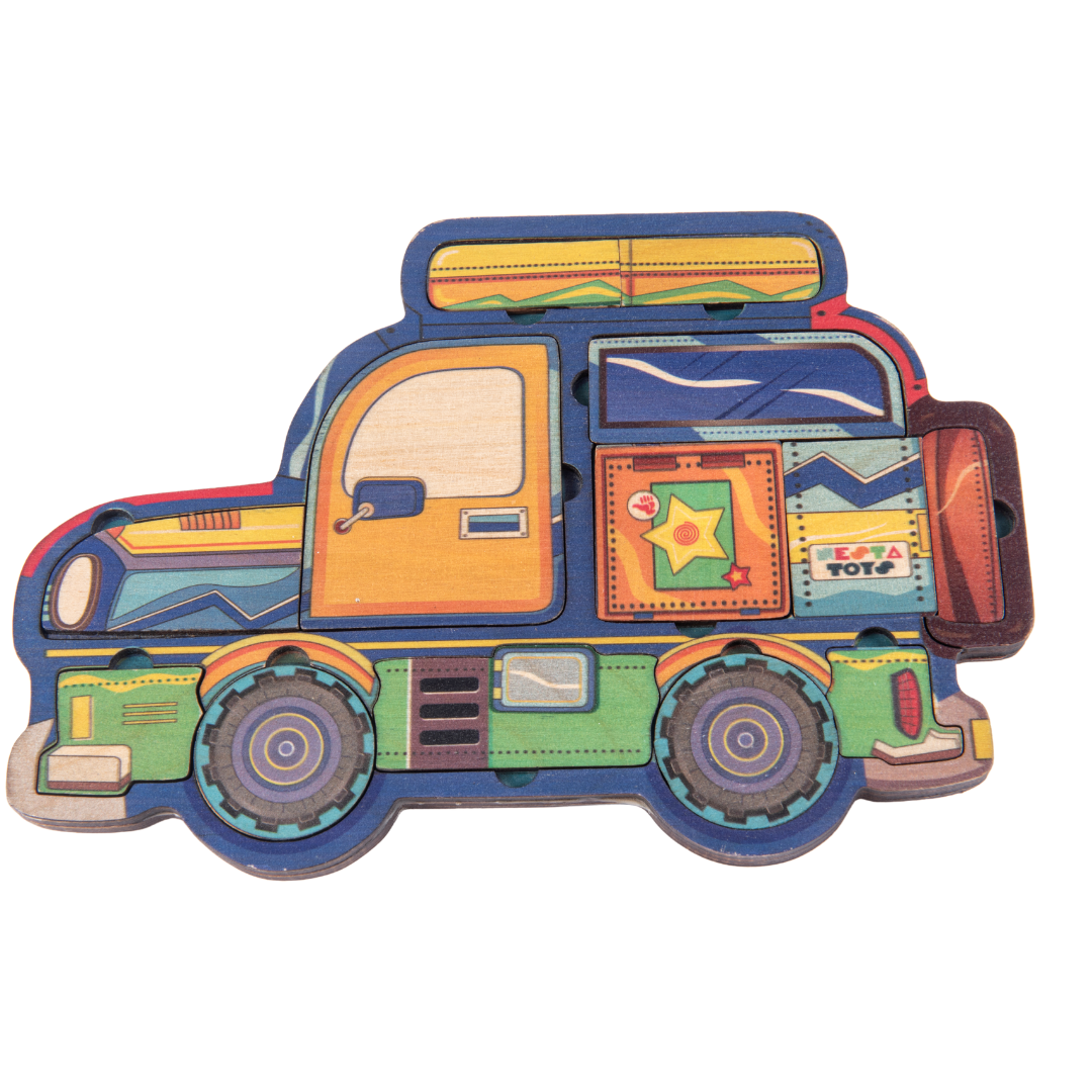 Wooden Car Puzzle