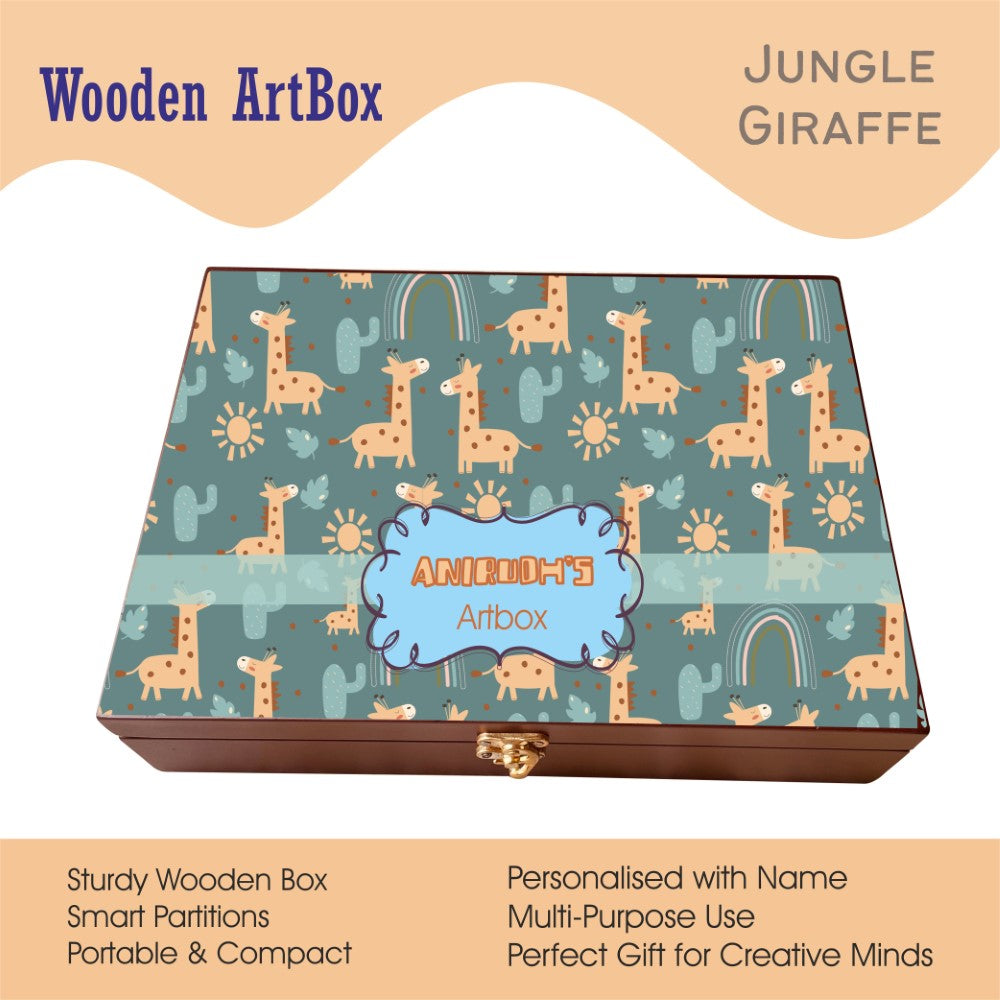 Personalised Wooden Artbox