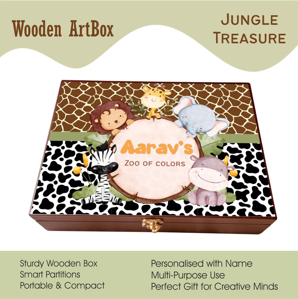 Personalised Wooden Artbox