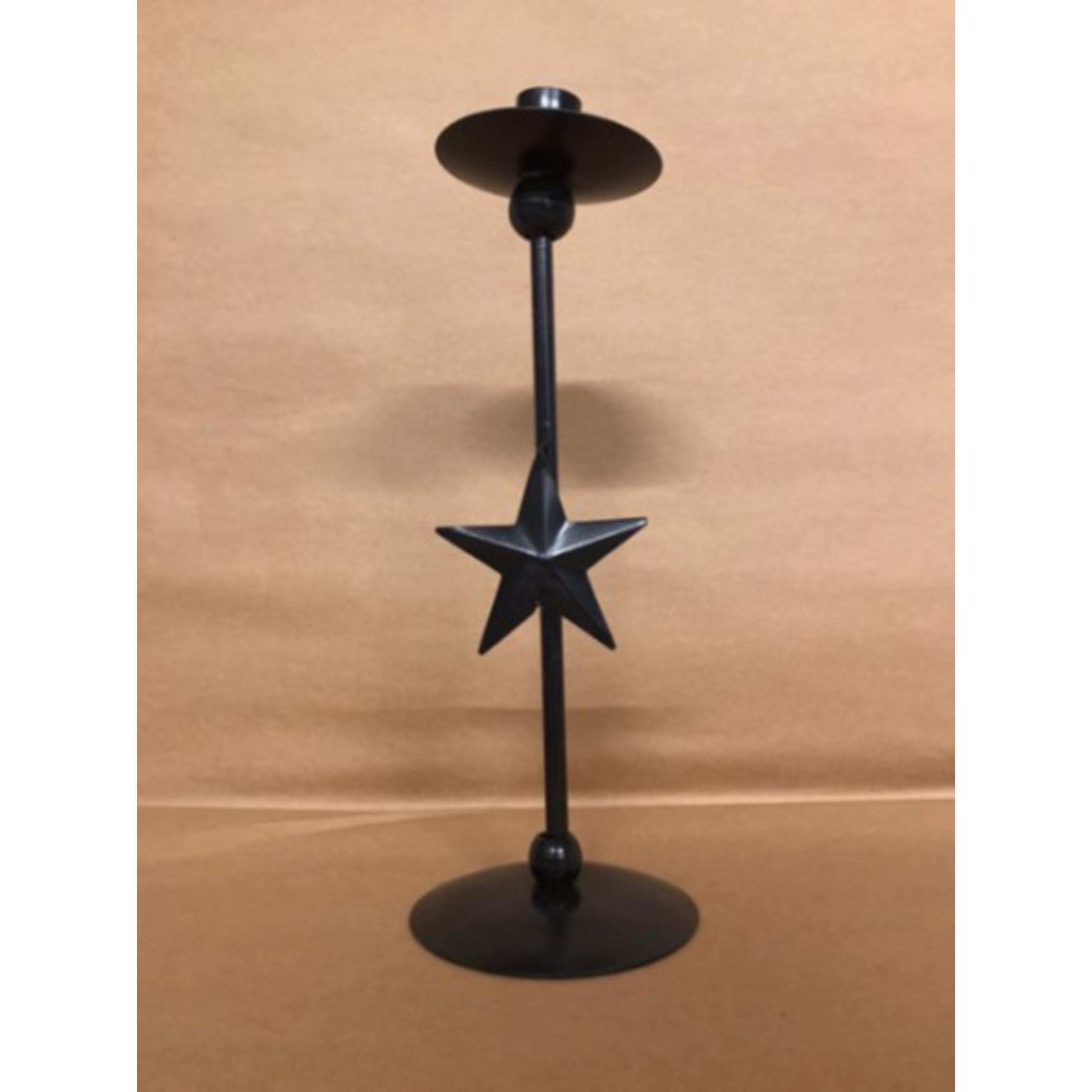 Nordic Christmas Decorations MADALINA iron Candle Stand With Star Stick