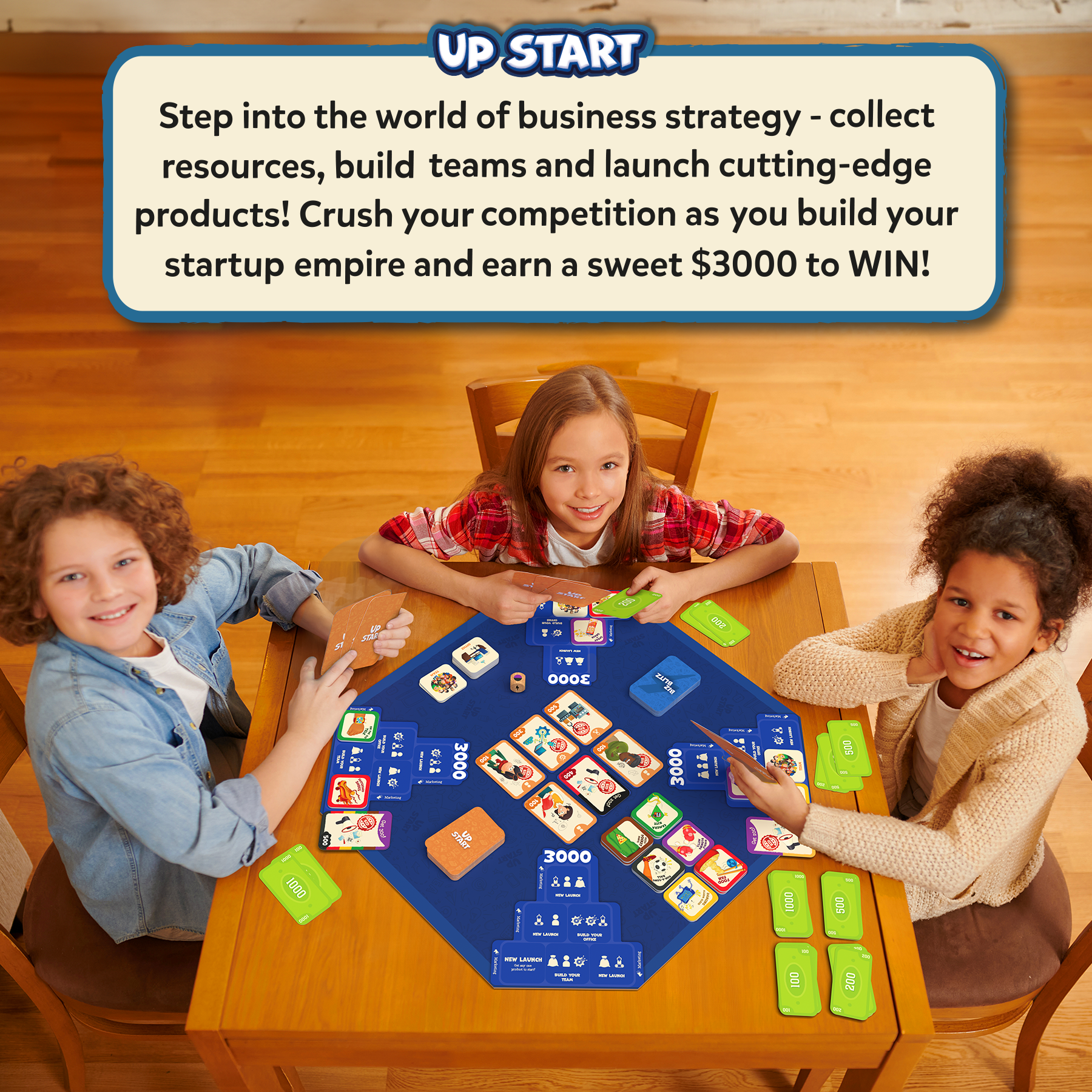 Skillmatics Board Game - Up Start, Entrepreneurship and Business Strategy Game for Kids, Teens and Adults, Fun for Family & Friends, Game Night, Gifts for Boys and Girls Ages 7, 8, 9 and Up