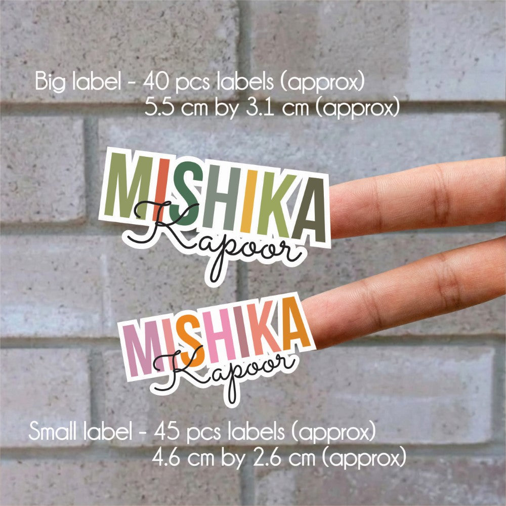 Signature Name Labels - Mist Pallete image 2