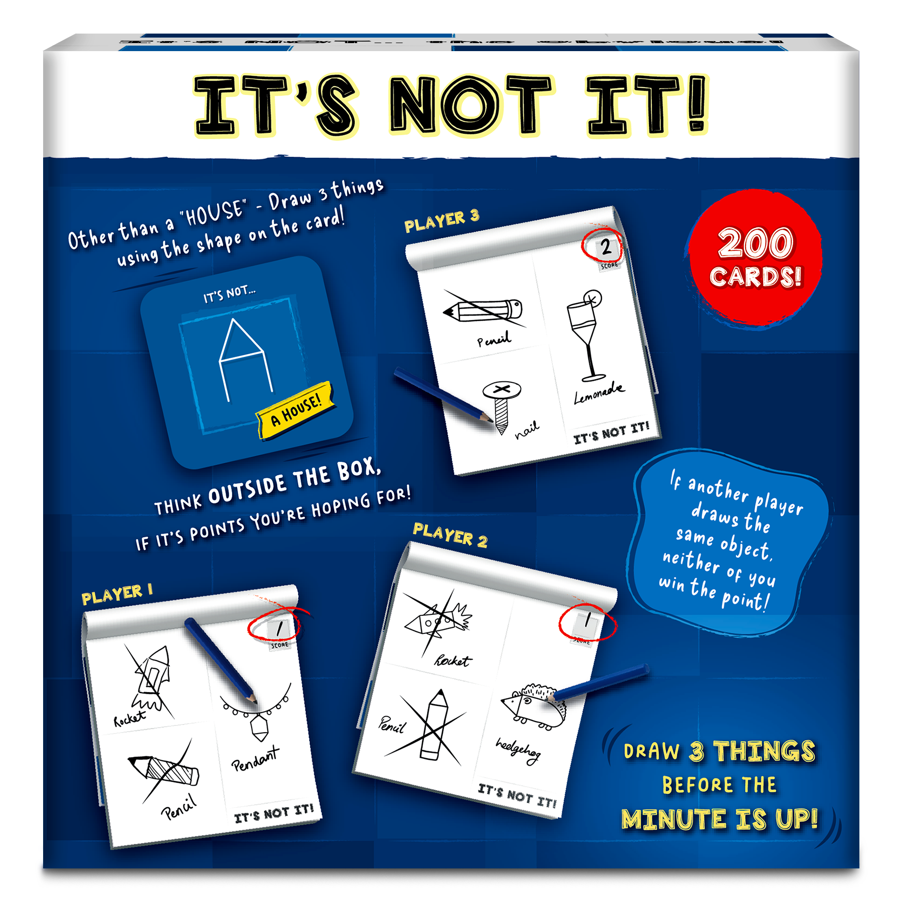 Skillmatics Drawing Game – It’s Not It, Fast-Paced Creative Game, Perfect for Family Fun, Gifts for Kids, Teens, and Adults Ages 7, 8, 9, 10 & Up