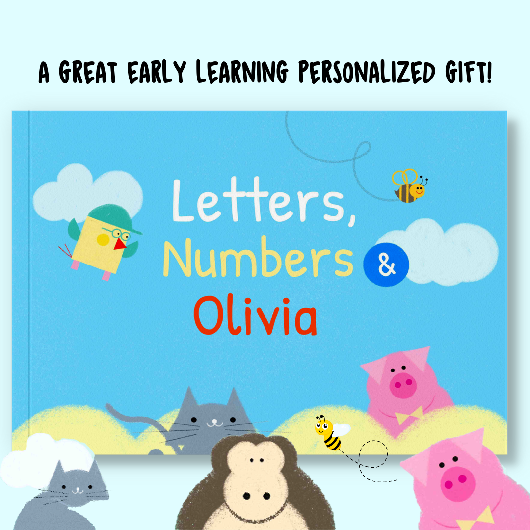 Letters, Number & Me (Personalized Children's Book)