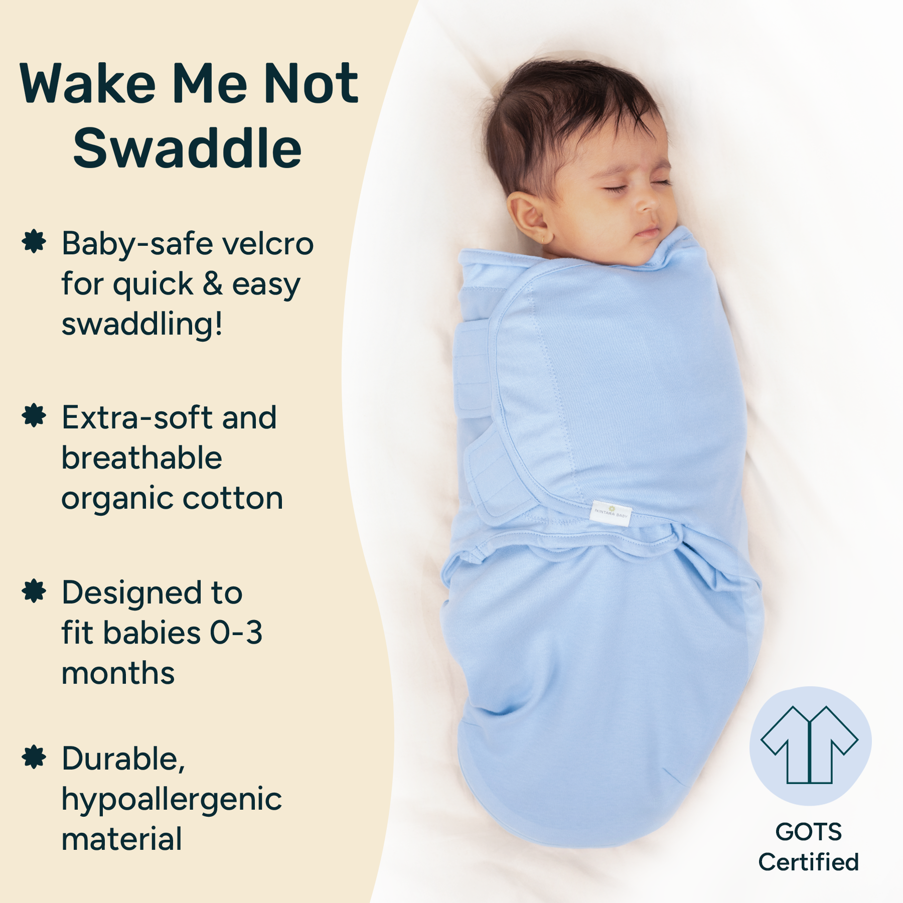 Nintara Baby Swaddle Wrap