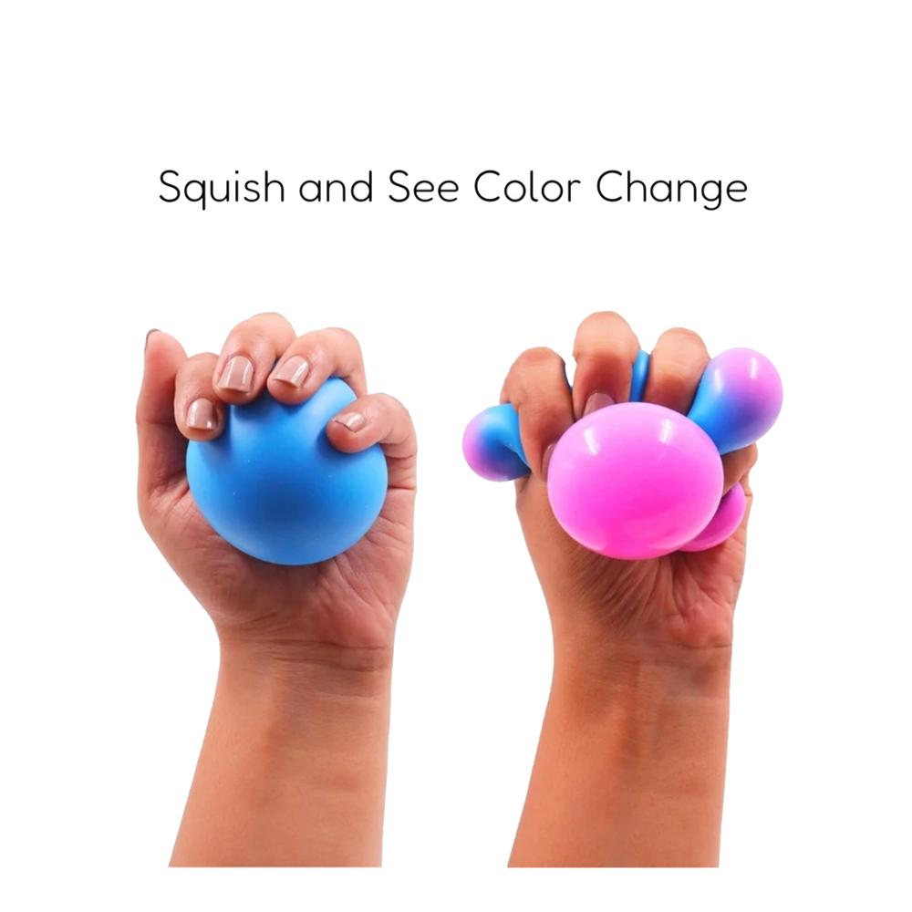 Scoobies Tint Twirlers – 3 Pieces | Color-Changing Squishy Balls | Sensory Stress Relief Toy | Soft, Durable & Portable