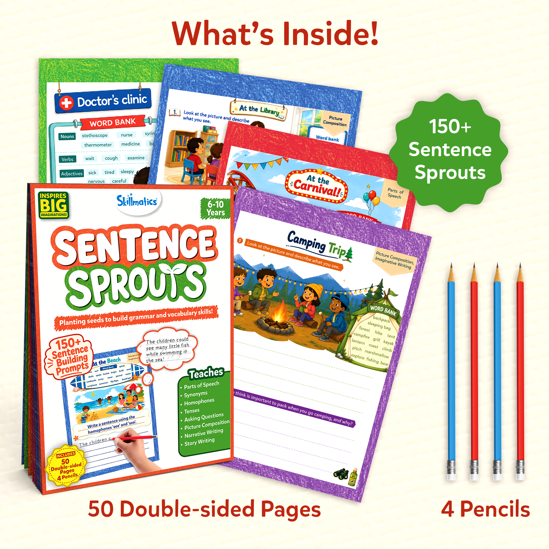 Sprouts – Creative Activity Books for Kids