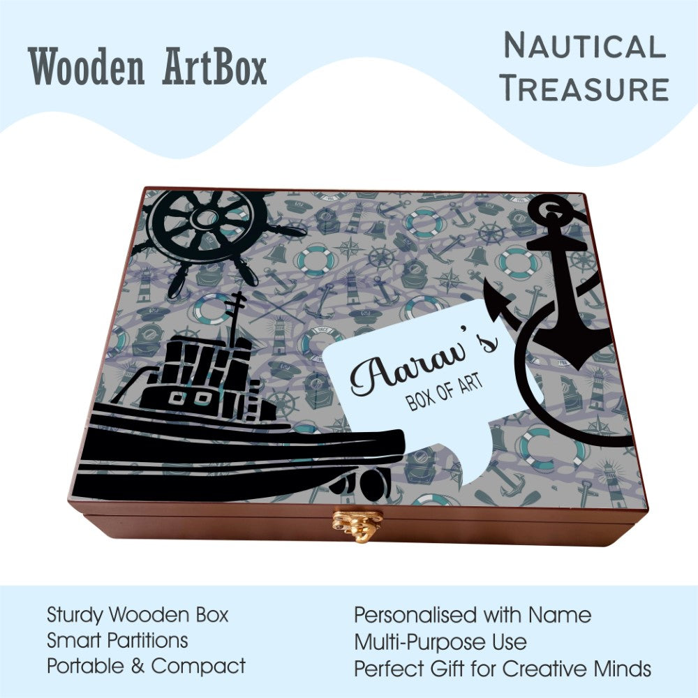 Personalised Wooden Artbox