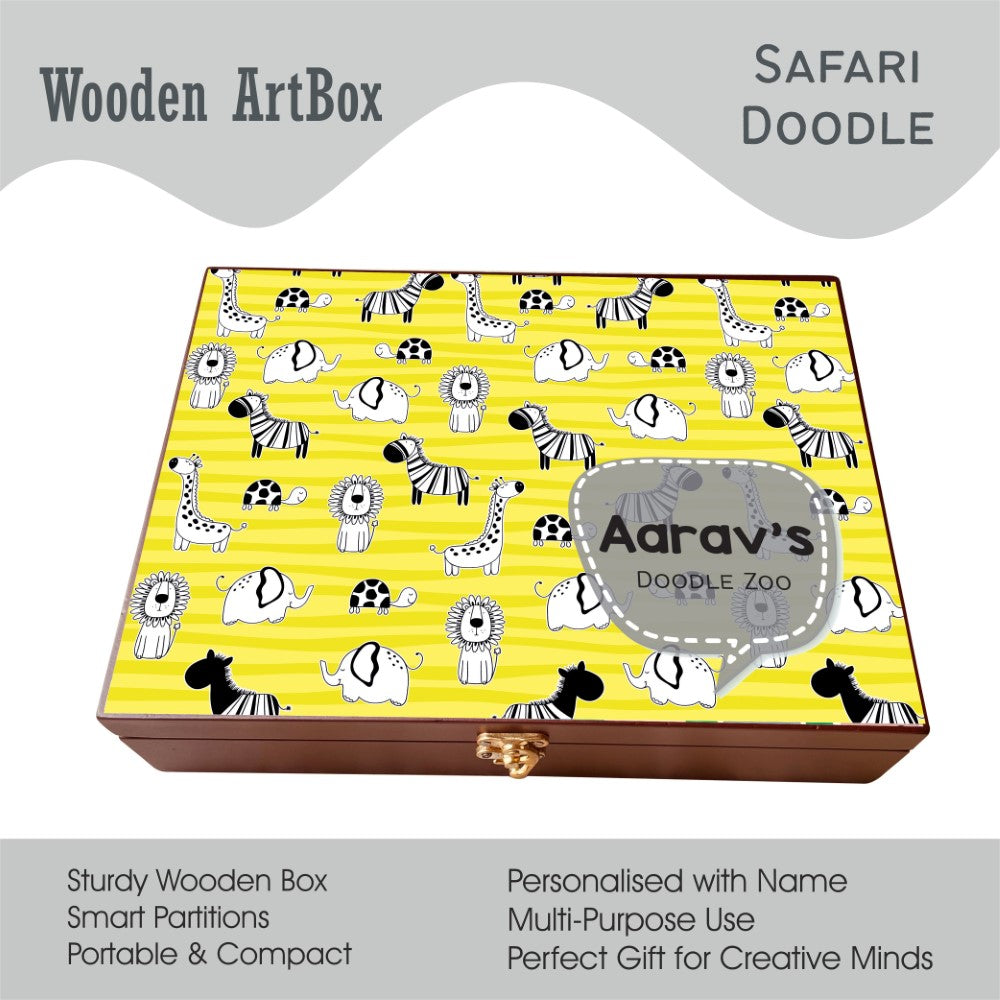 Personalised Wooden Artbox