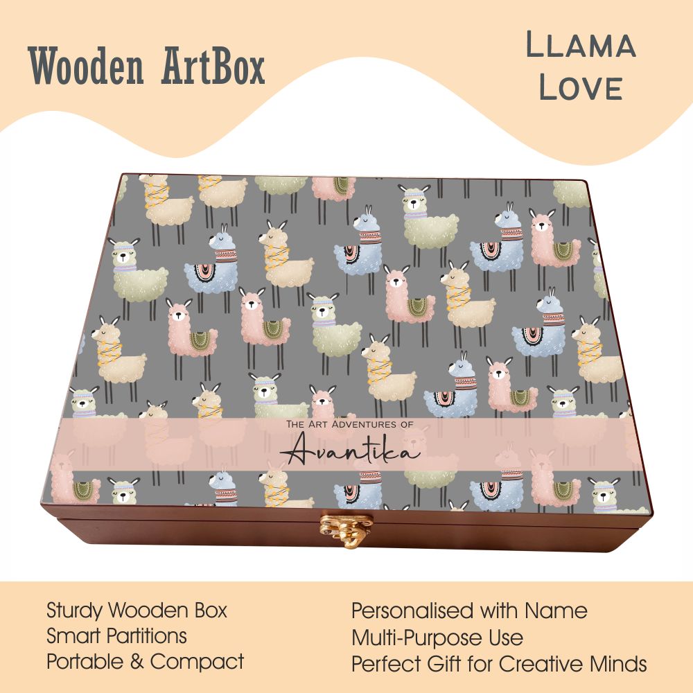 Personalised Wooden Artbox