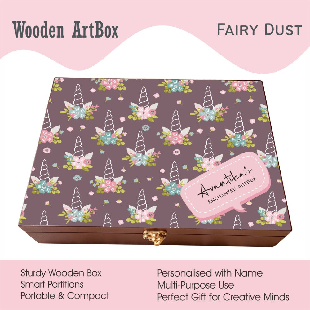 Personalised Wooden Artbox
