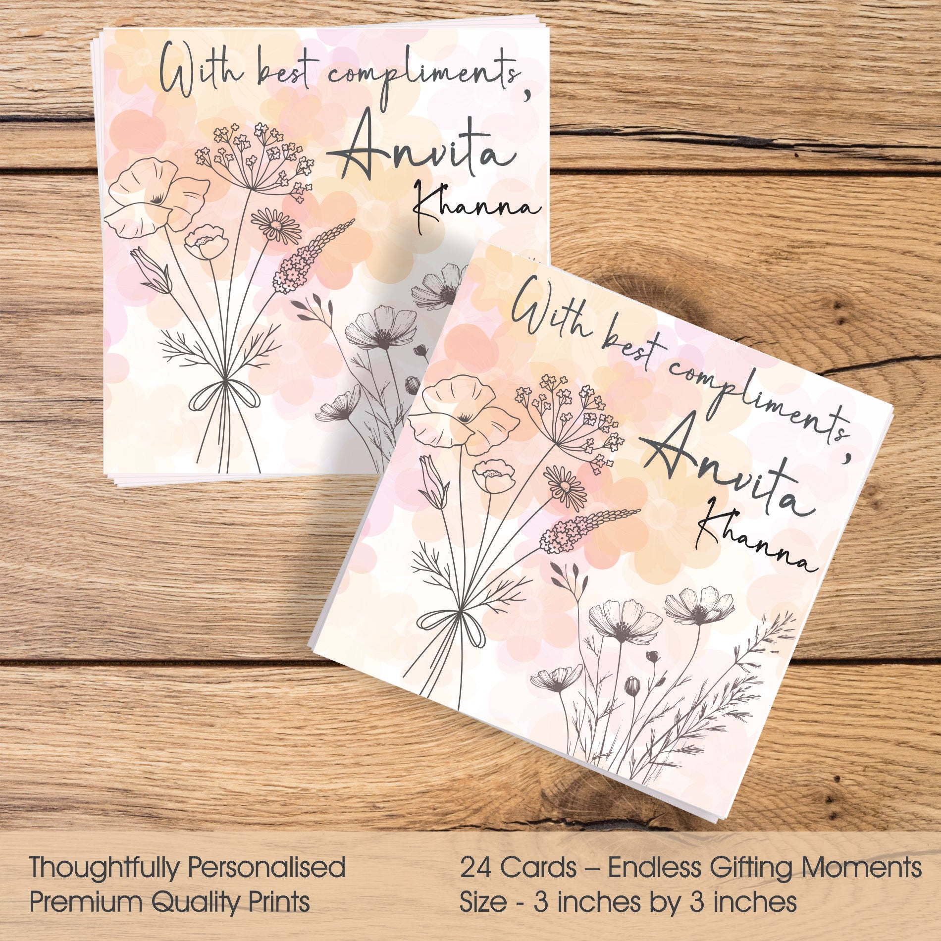 Personalised Gift Tags - Square