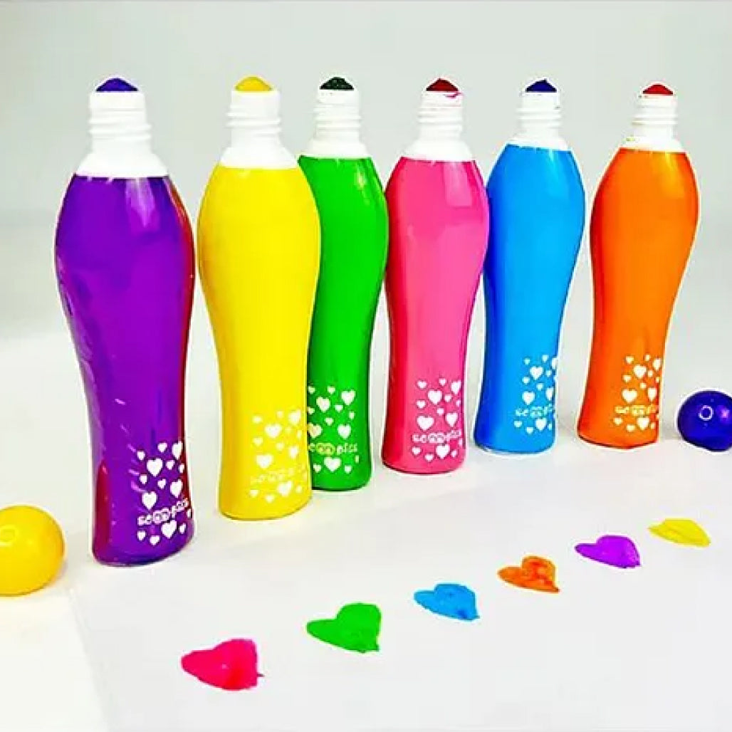 Little Fingers Hot Dot Markers(Pack Of 6)