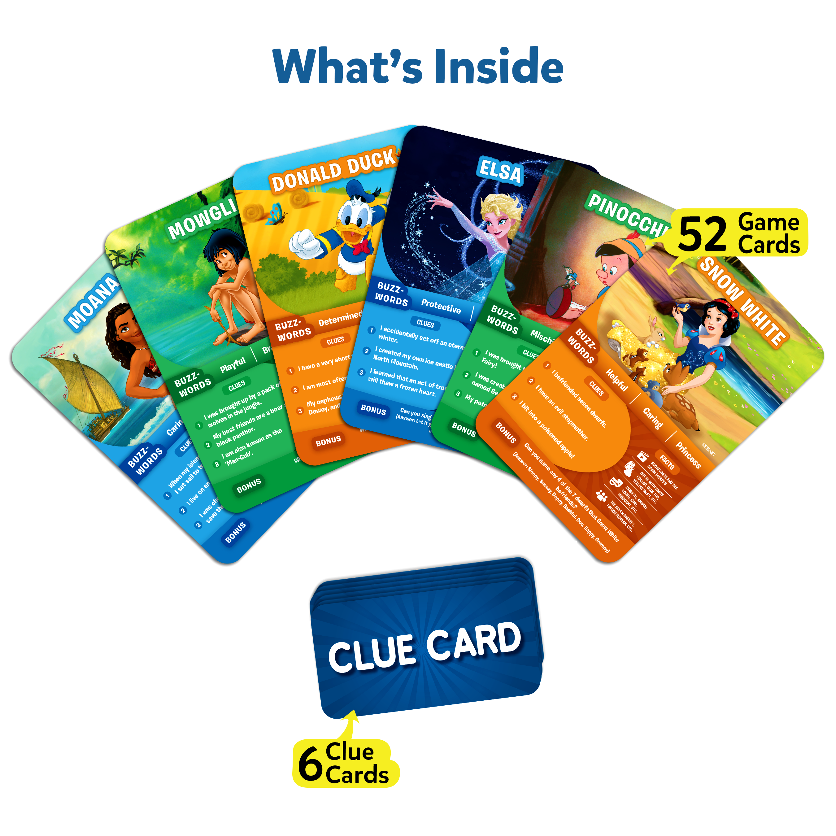 Skillmatics Disney Card Game - Guess in 10, Gifts for Ages 6 and Up, Super Fun Mickey Mouse, Lion King Game for Kids