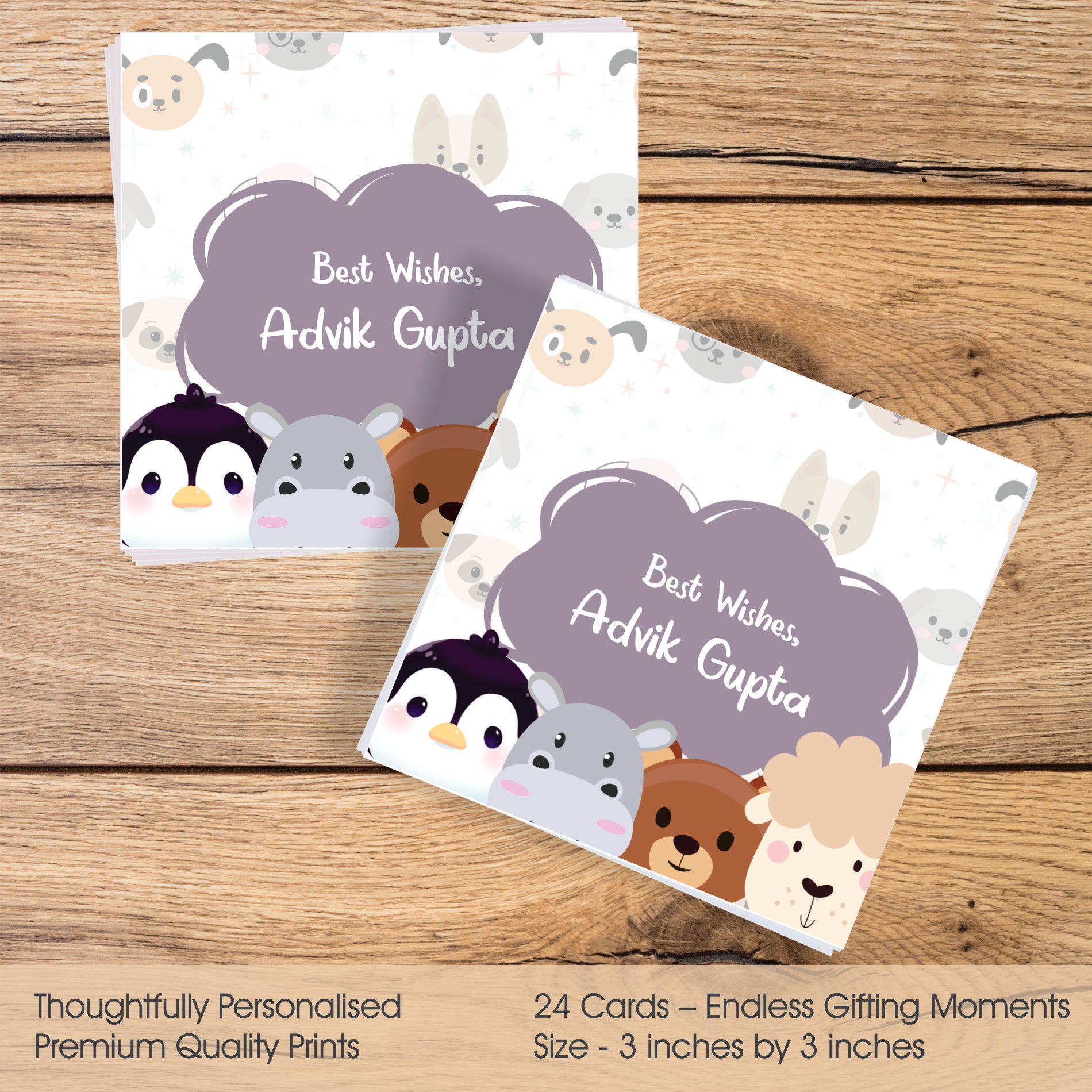 Personalised Gift Tags - Square